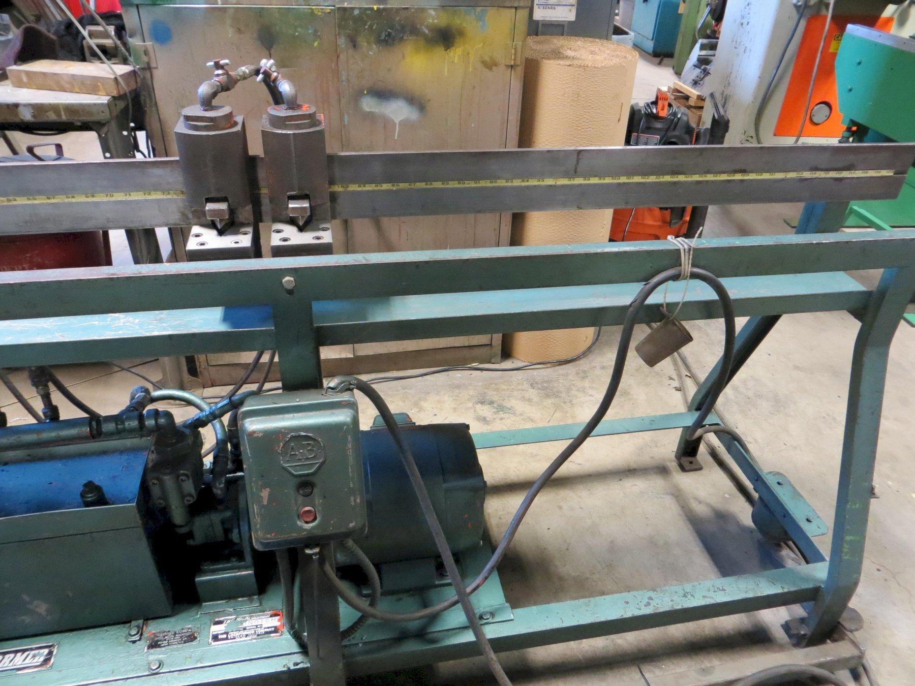 16 Ga. Lockformer SPEEDNOTCH Power Notching Machine, 10 ft
