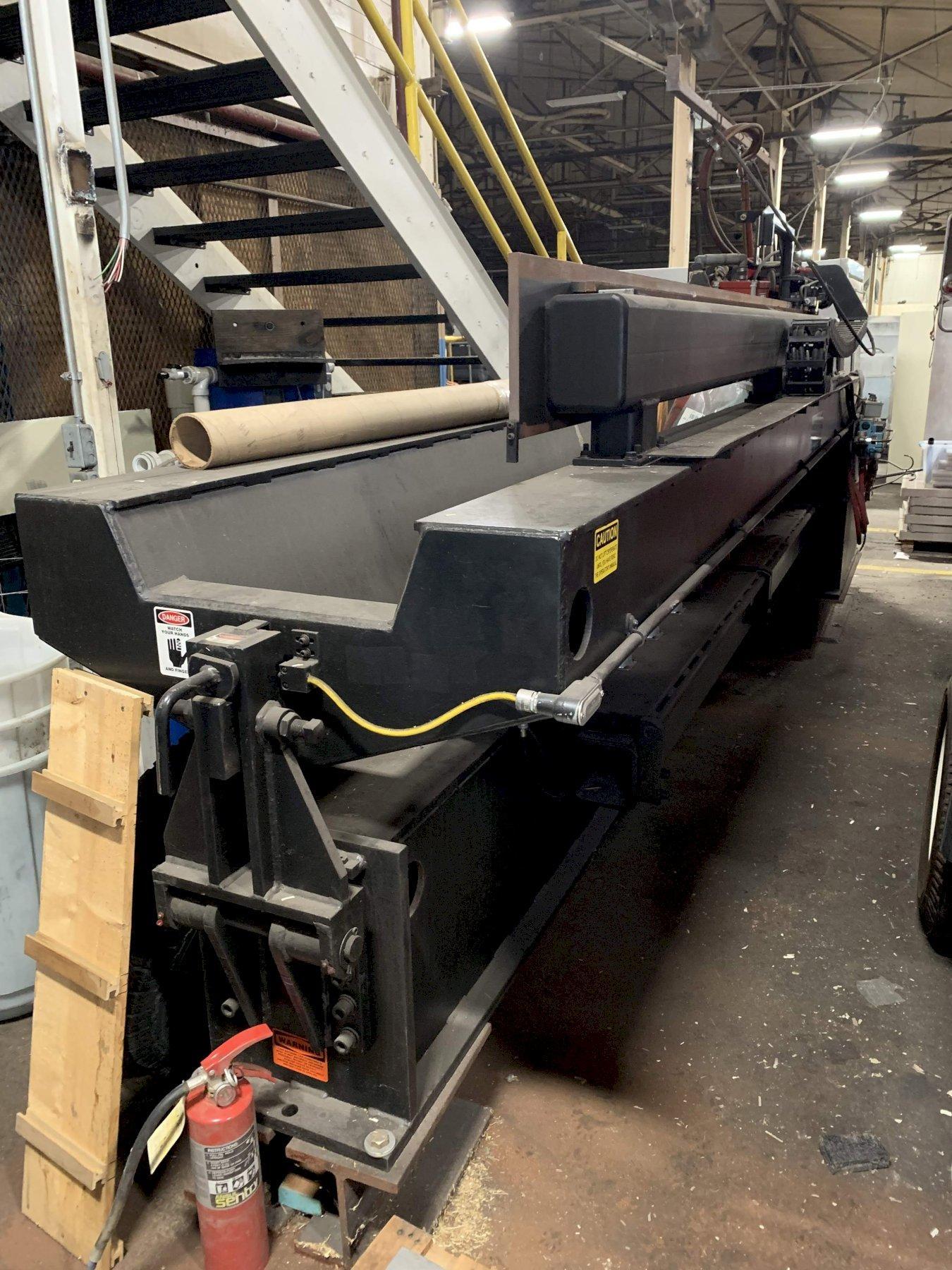 120' X 3/8' PANDJIRIS MODEL 12-FS SEAM WELDER WITH LINCOLN POWERWAVE WE