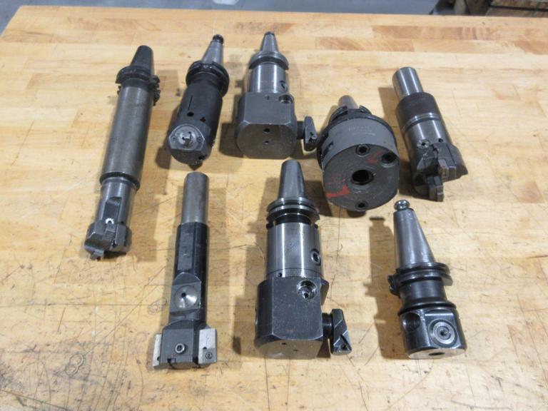 Precision Boring Heads, Straight Shank and Mounted on CAT40 Tool Holders, Various Brands- Auction Item