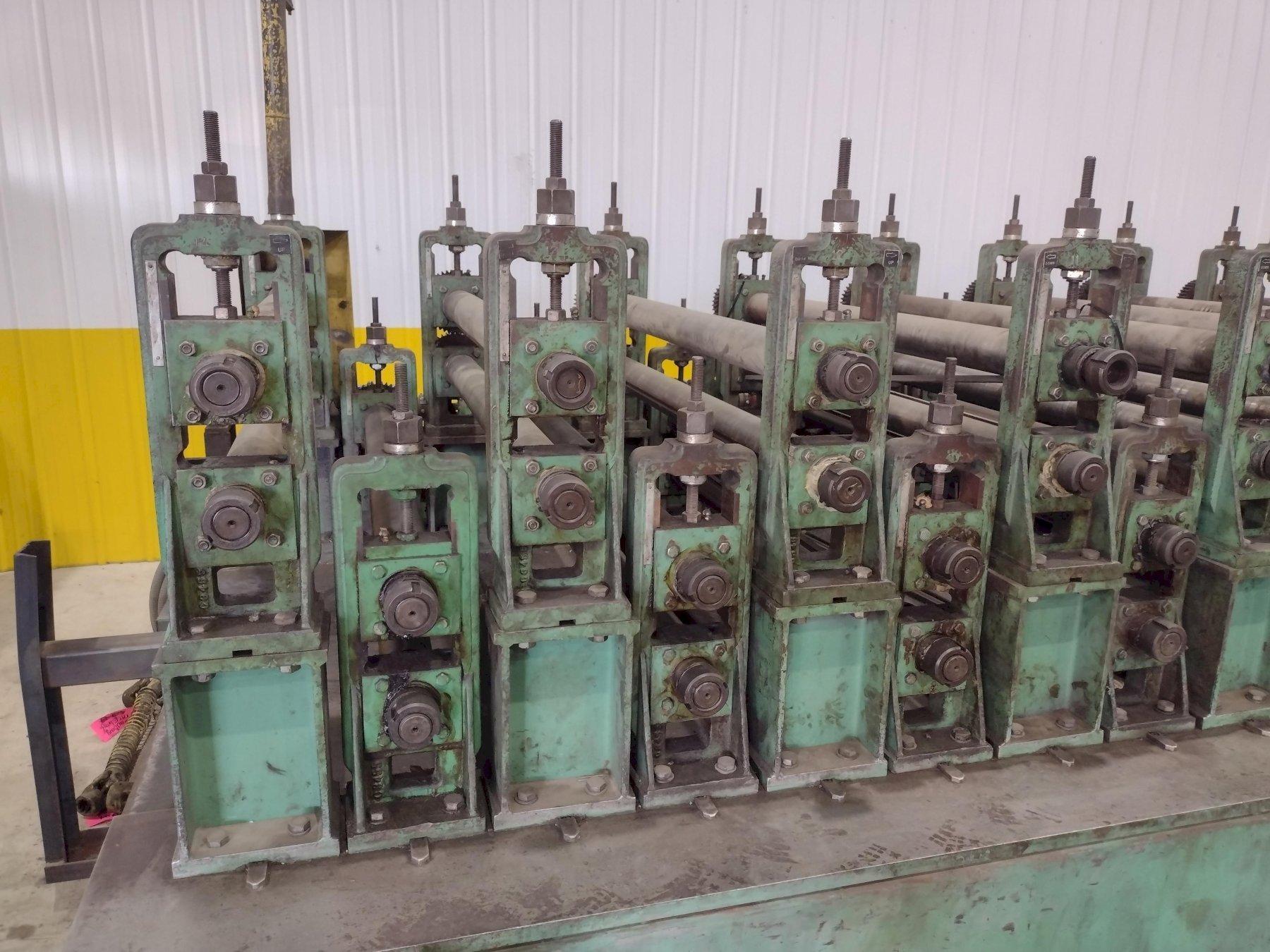 14 STAND X 3-1/2" X 50" ASC MODEL M-0150.19 DOUBLE DECK DUAL HEIGHT PANEL ROLLFORMER