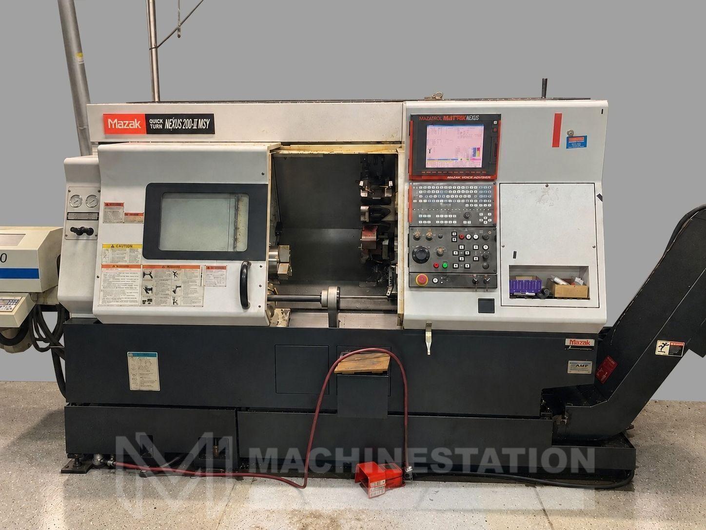 Mazak Quick Turn Nexus 200-II MSY CNC Turning Center – Y Axis, Sub Spindle Lathe