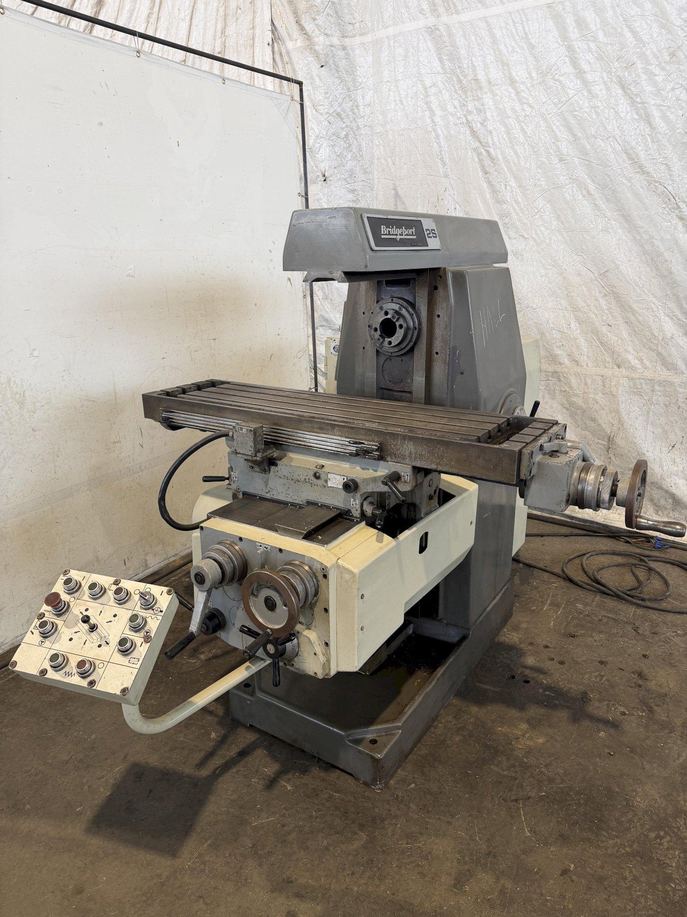 BRIDGEPORT 2S HORIZONTAL MILLING MACHINE. STOCK # 0224525