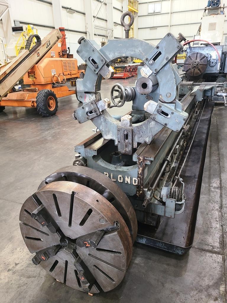 36"/58" X 204"/311" LEBLOND 3220/58-NI DUTY SLIDING GAP BED LATHE