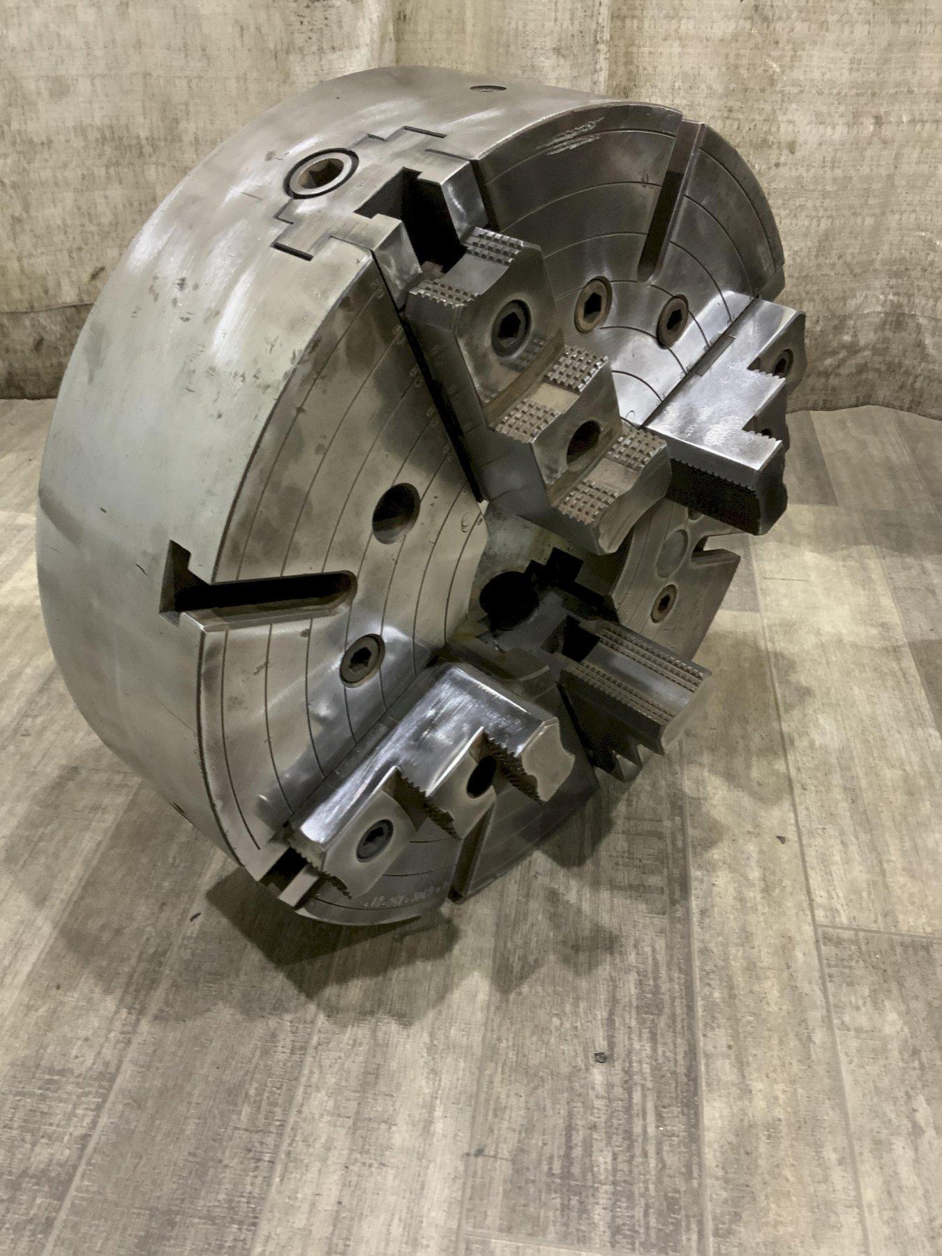 21" GISHOLT 4 JAW LATHE CHUCK: STOCK #81573