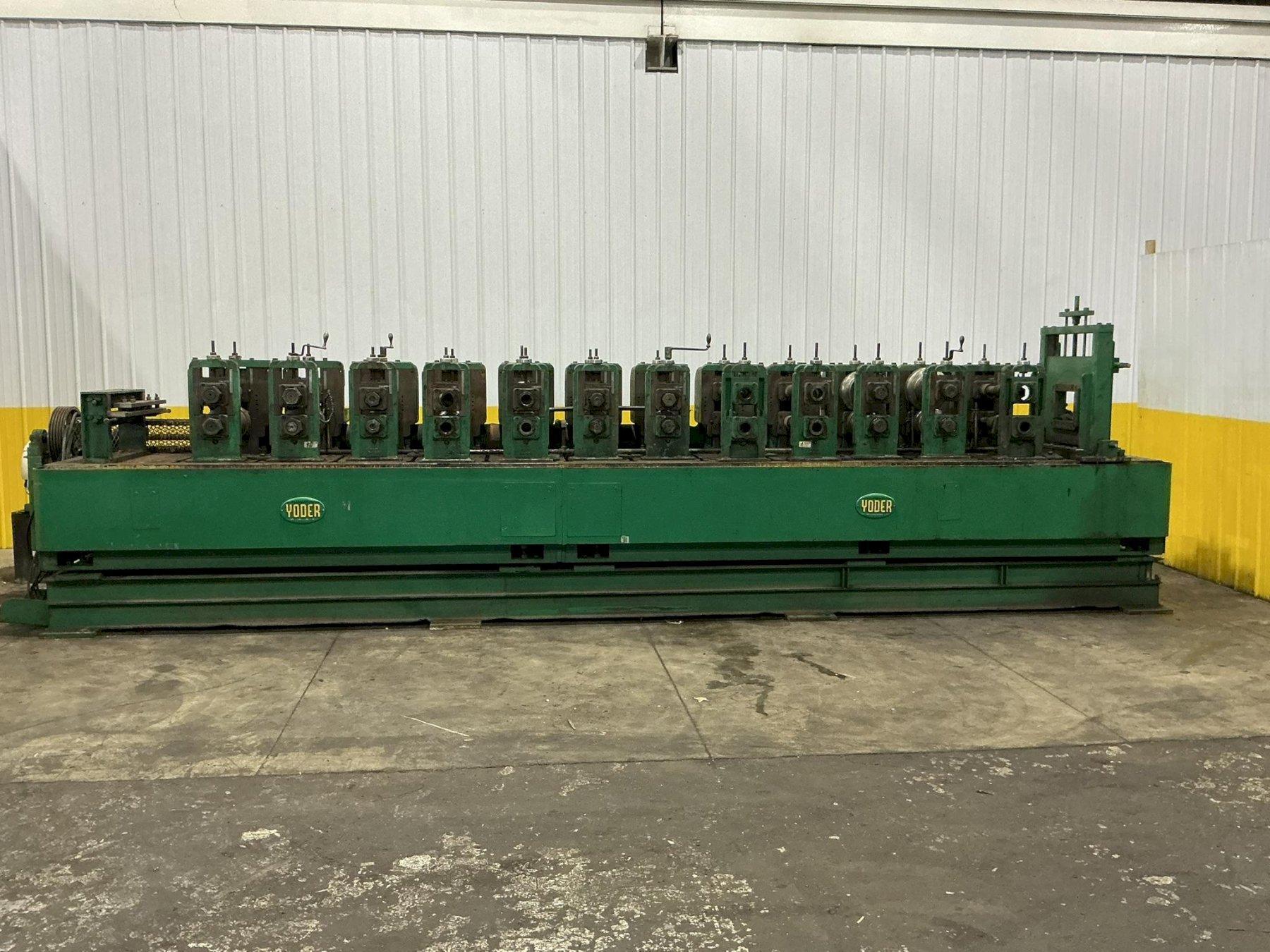 12 STAND X 2.5" YODER MODEL M2-1/2 ROLLFORMER, 18" ROLLSPACE: STOCK 23475