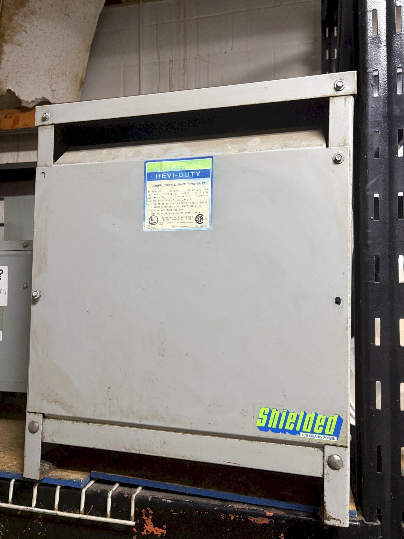 30 KVA GS HEVI-DUTY Cat #T5H30S 480 / 240 General Purpose Transformer