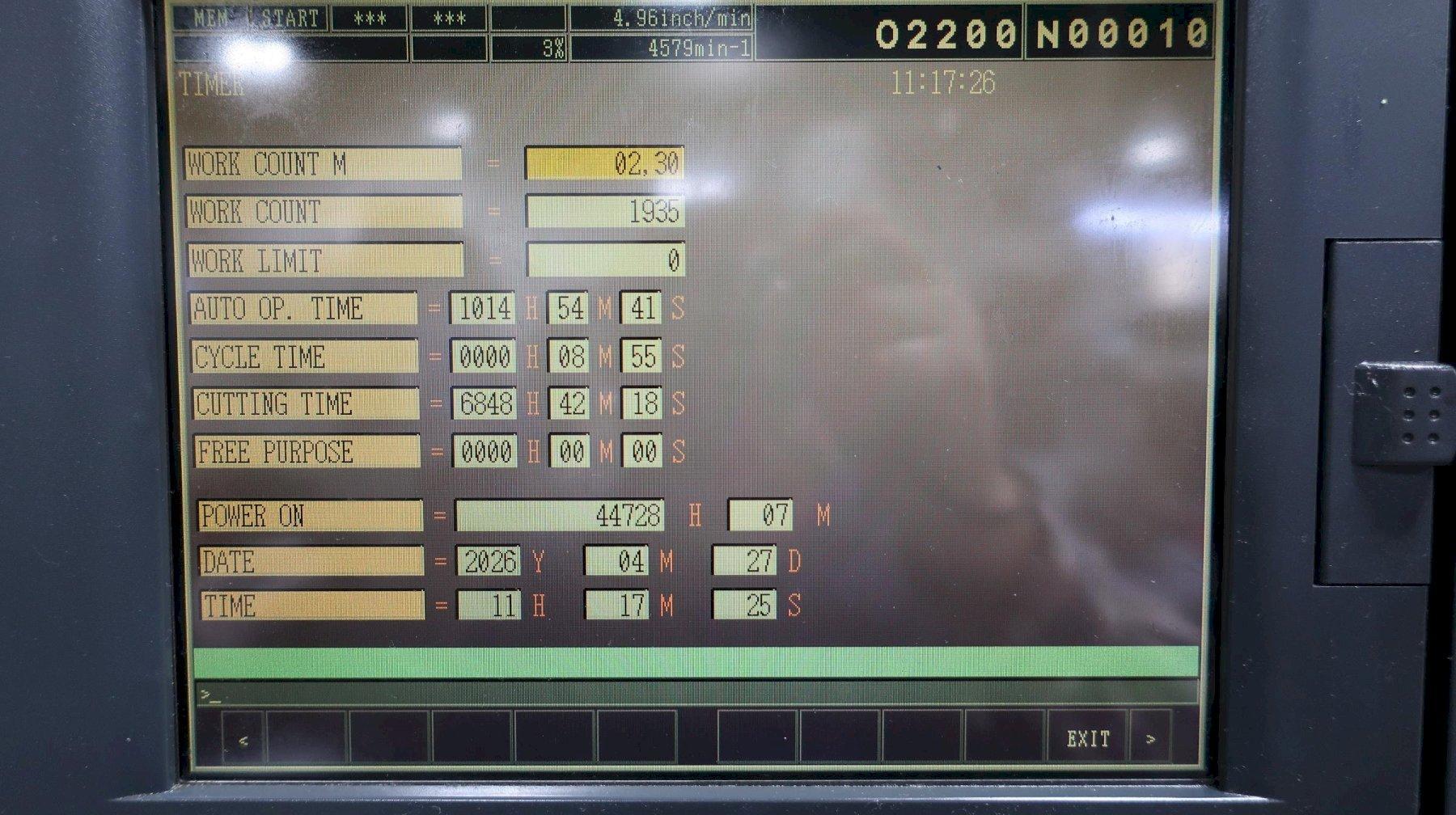 MORI SEIKI SV-503/40 Vertical Machining Center, Year 2000, With Tsudakoma 4th axis Rotary table