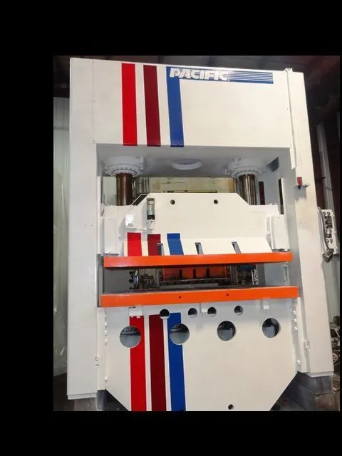 PACIFIC 400 TON STRAIGHT SIDE HYD PRESS, S/N 5610, STOCK# 13200J