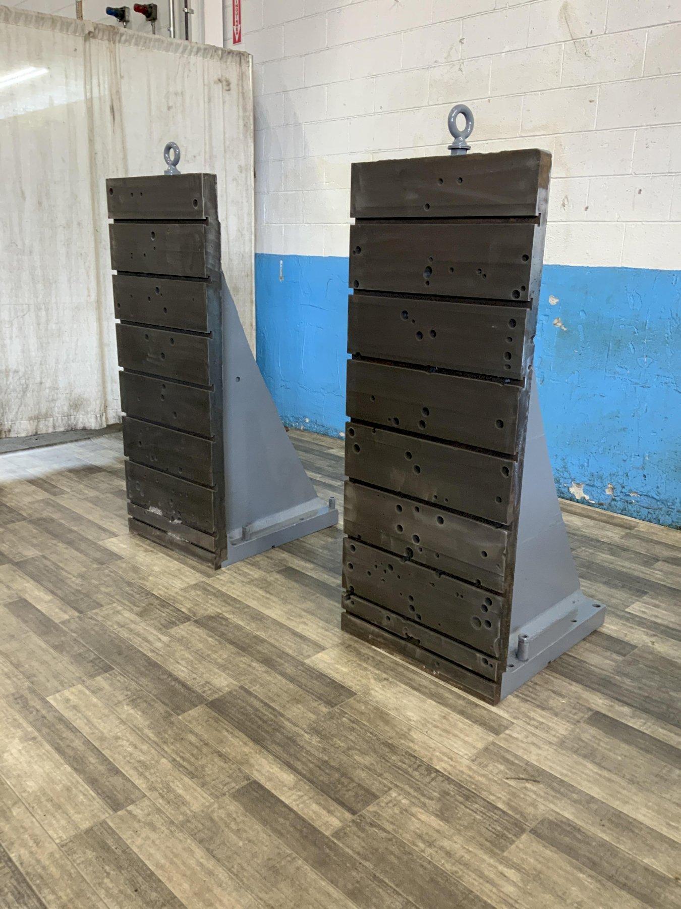 1 SET OF 24 1/2" X 60 1/2" X 30" ANGLE PLATES: STOCK #81462