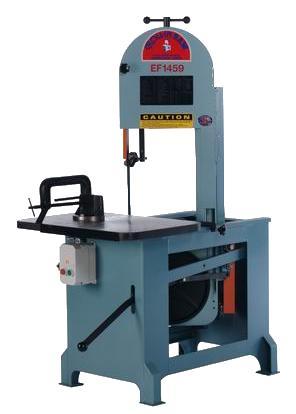 14″ Roll-In Vertical Band Saw No. EF1459, 8-1/2″ Rounds, 1 HP, New
