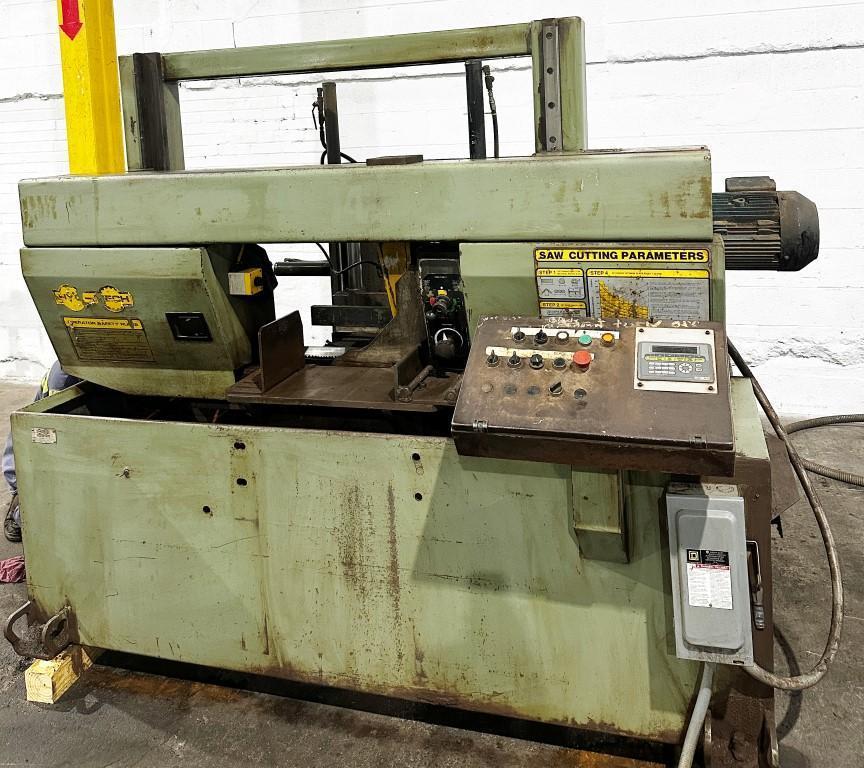 14" x 14" Hyd-Mech Model H-14 Dual Column Automatic Horizontal Band Saw