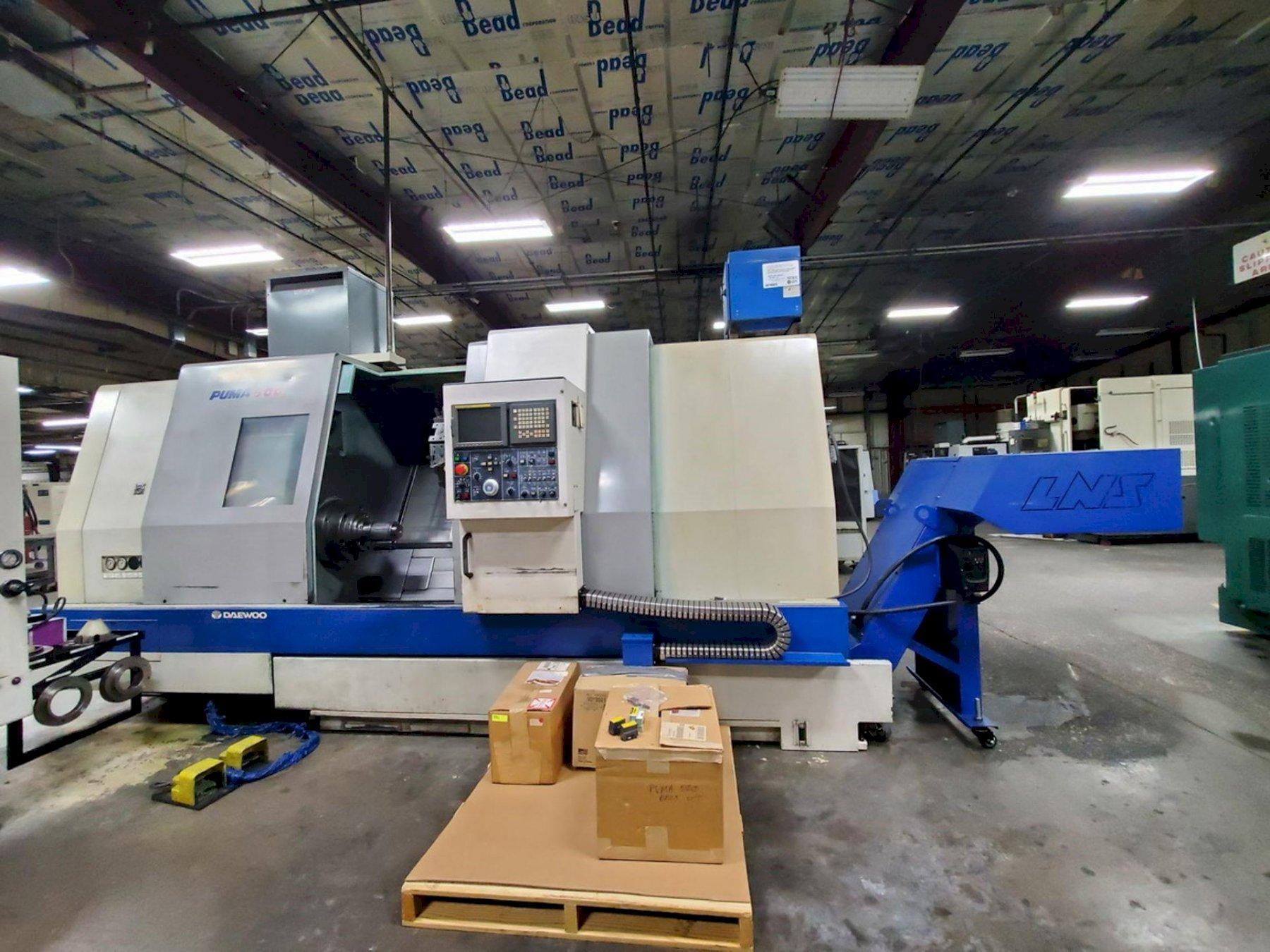 Doosan Daewoo Puma 500 Used Horizontal CNC Lathe