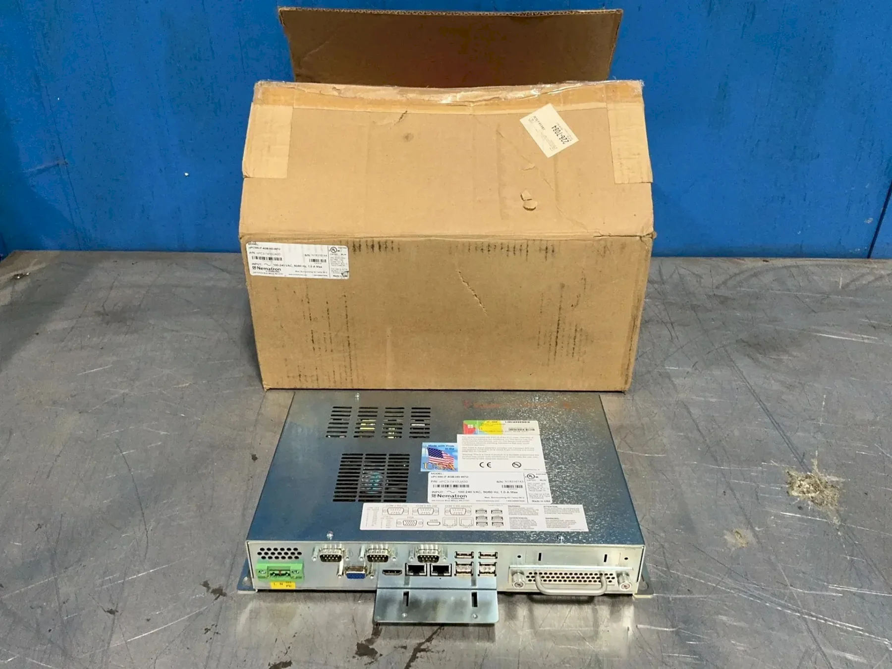 NEMATRON INDUSTRIAL PC  -  NPC3-7410UA00 / NPC300-I7-4GB-HD-W7U