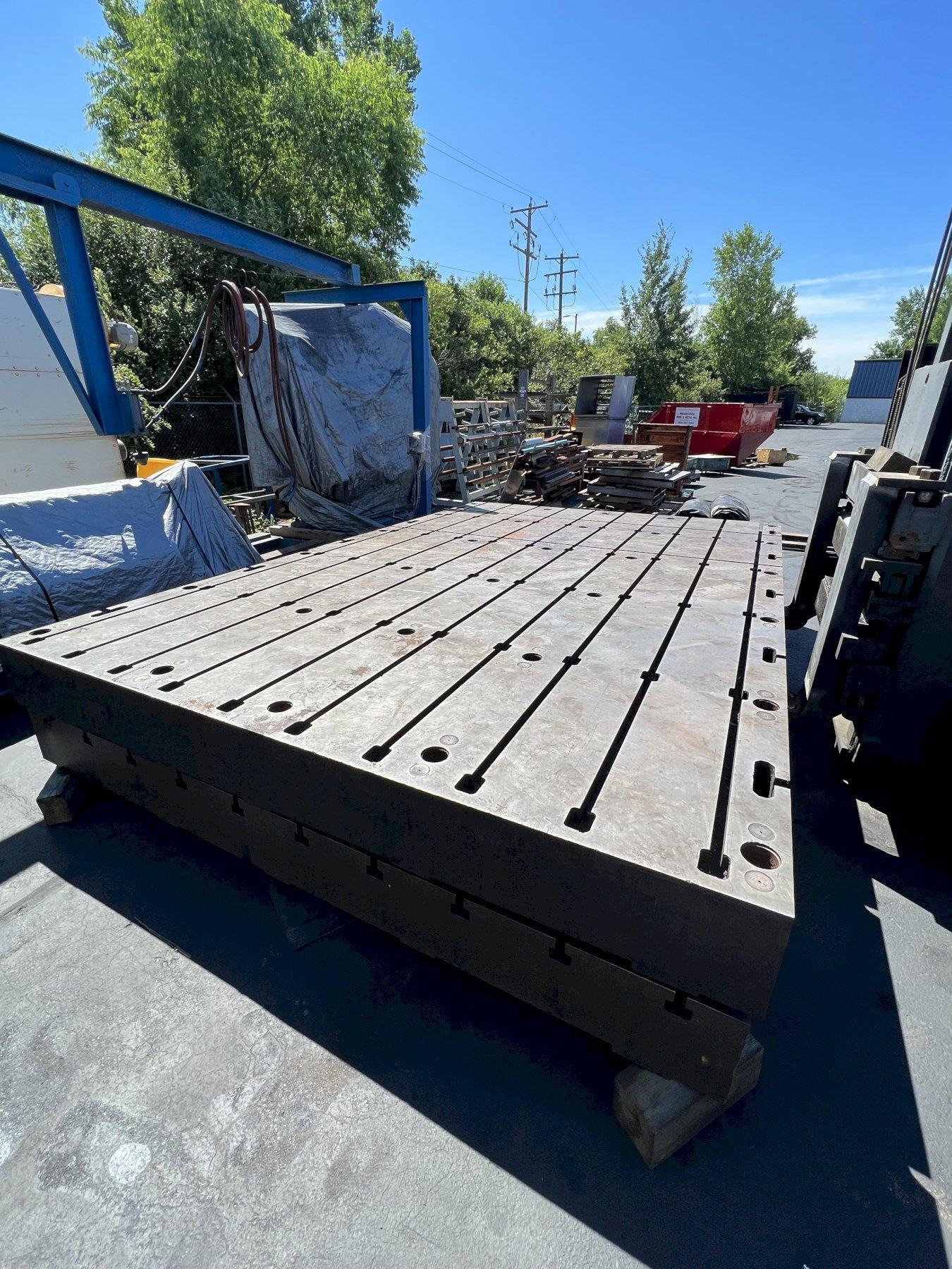 10' X 15' X 12" T-SLOTTED FLOOR PLATE (3 AVAILABLE)