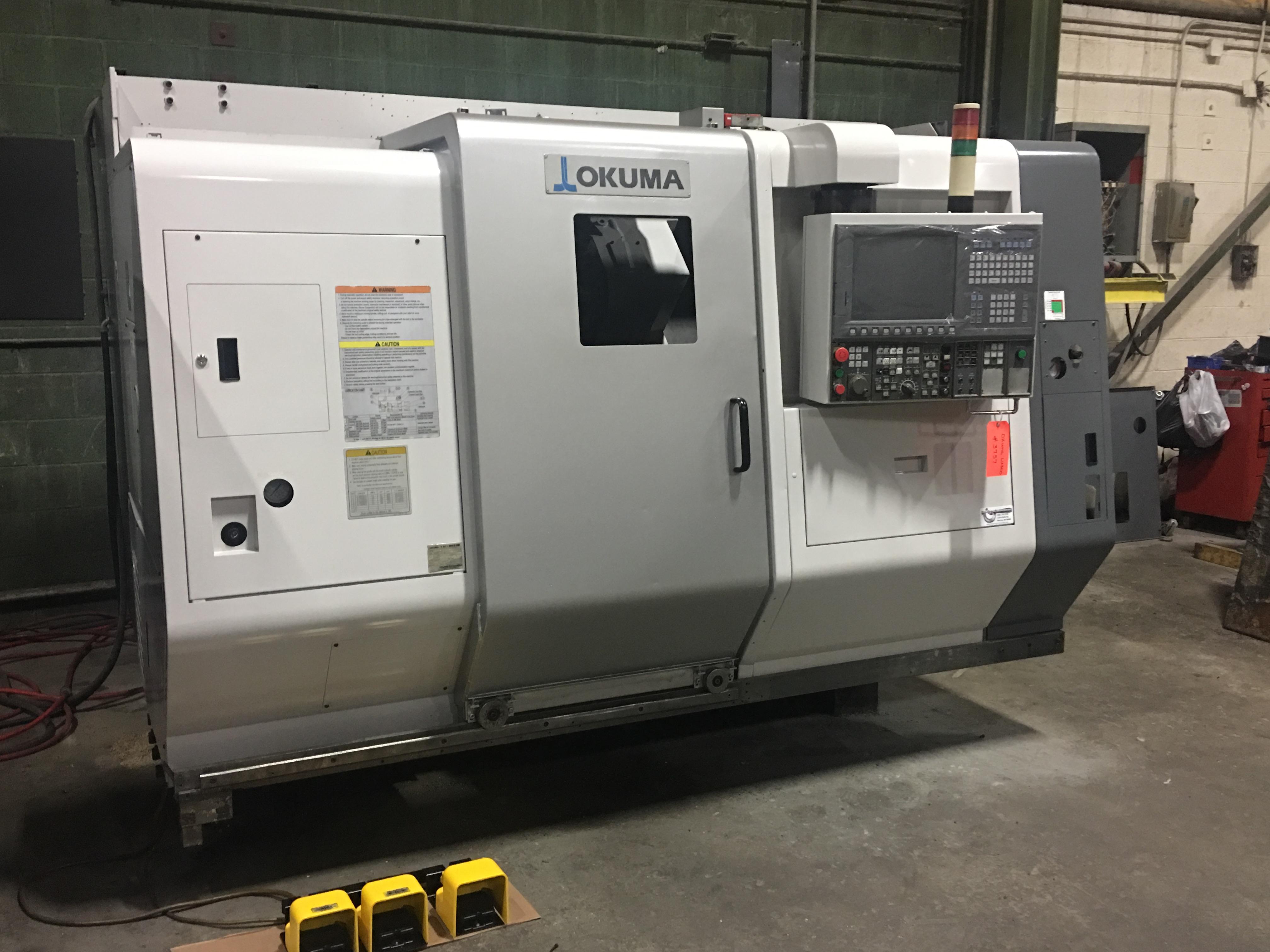 Okuma Simulturn LU-300 CNC Lathe, OSP P200L, 8