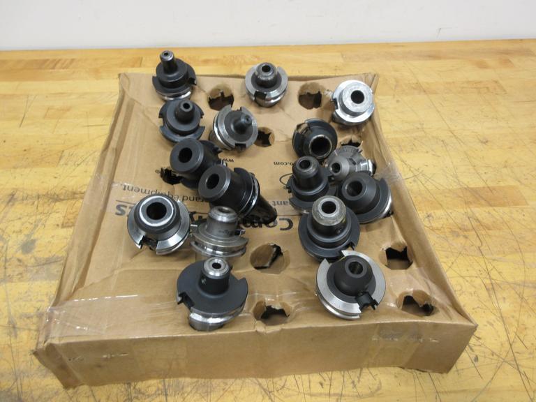 CAT40 End Mill Type Tool Holders (26 pcs) Assorted Brands- Auction Item