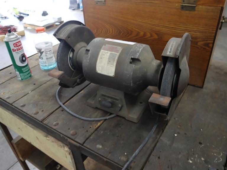 Buffalo B-8 8" Double End Grinder, Bench Model, 3/4 HP, 3450 RPM - Singe Phase- Auction Item