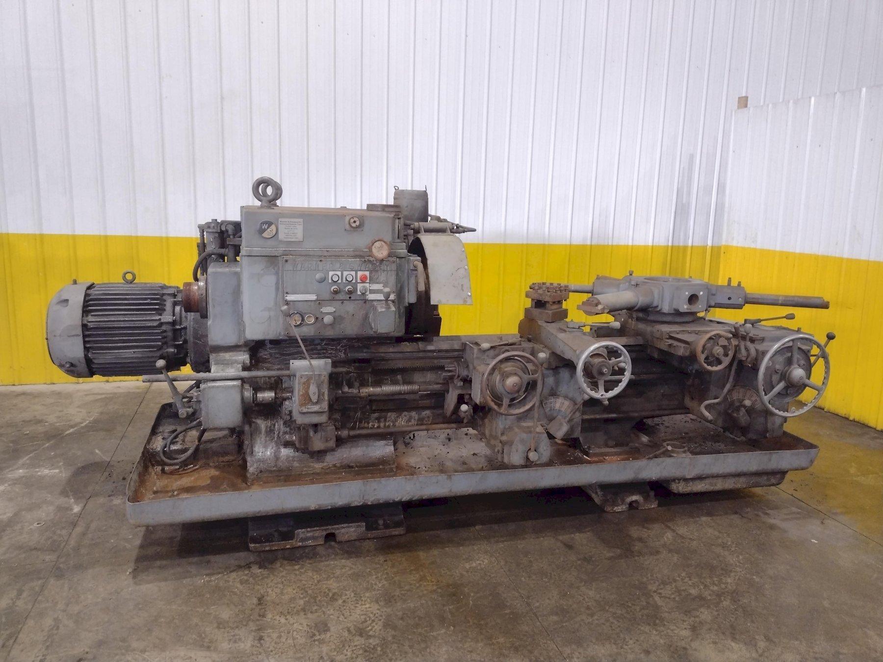 2A WARNER & SWASEY MODEL 2A CROSS SLIDING TURRET LATHE: YOBRO #25009