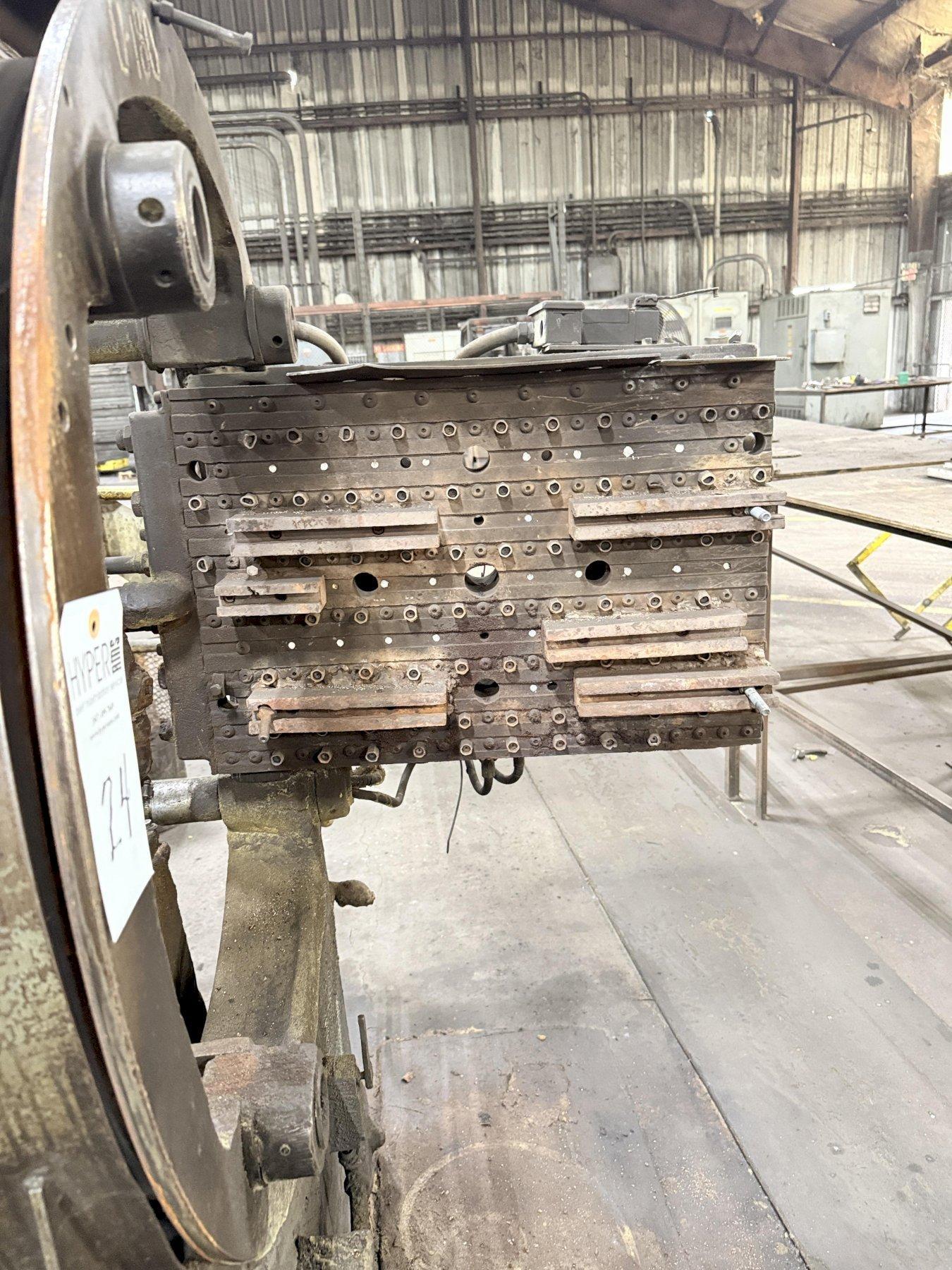Shalco model u180 shell core machine with gun drilled heater plates, (no sand feed hopper)