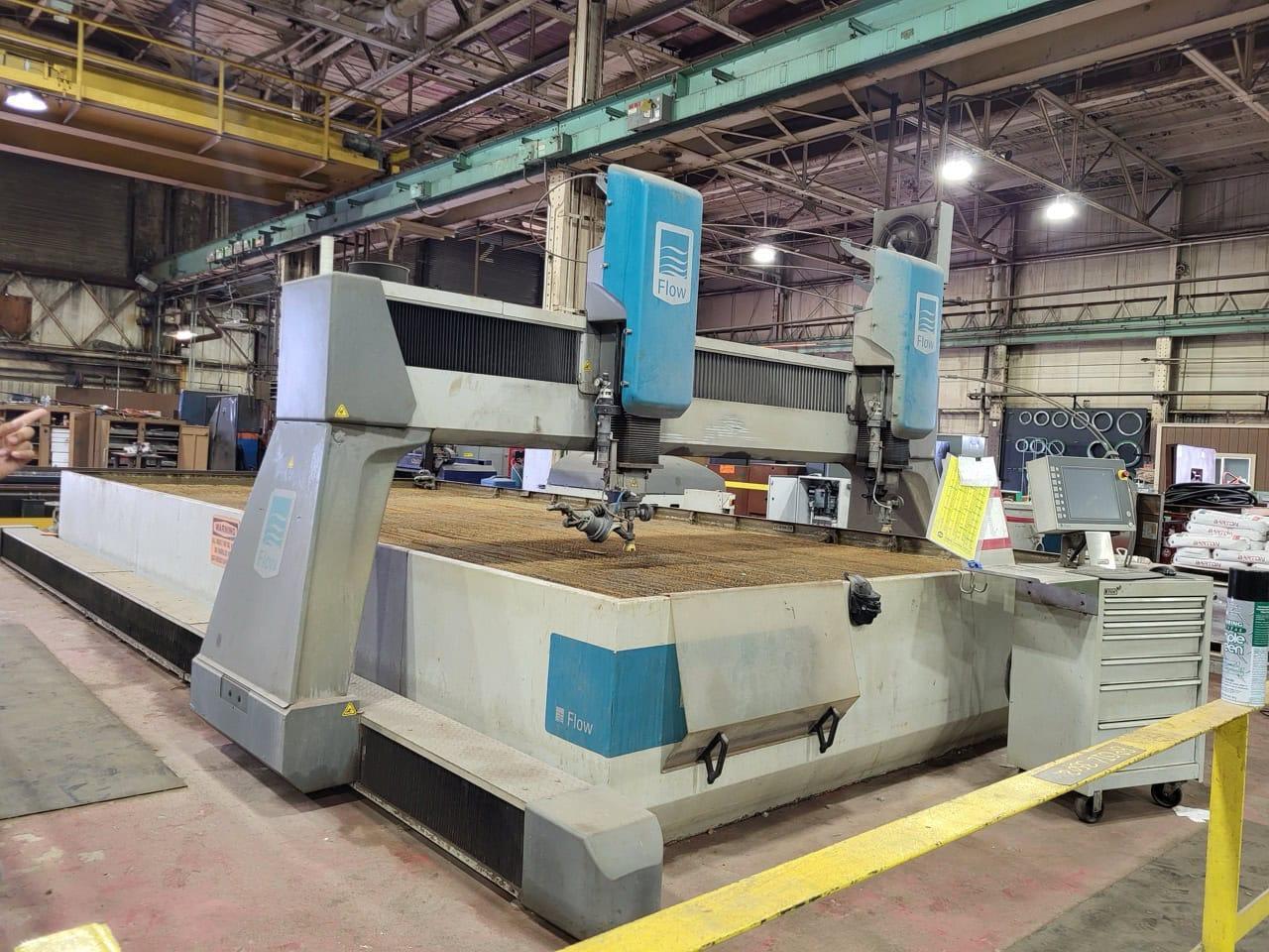 10′ x 20′ Flow M4C 3070C Dual Head Waterjet, 2015 – one 5 axis cutting head