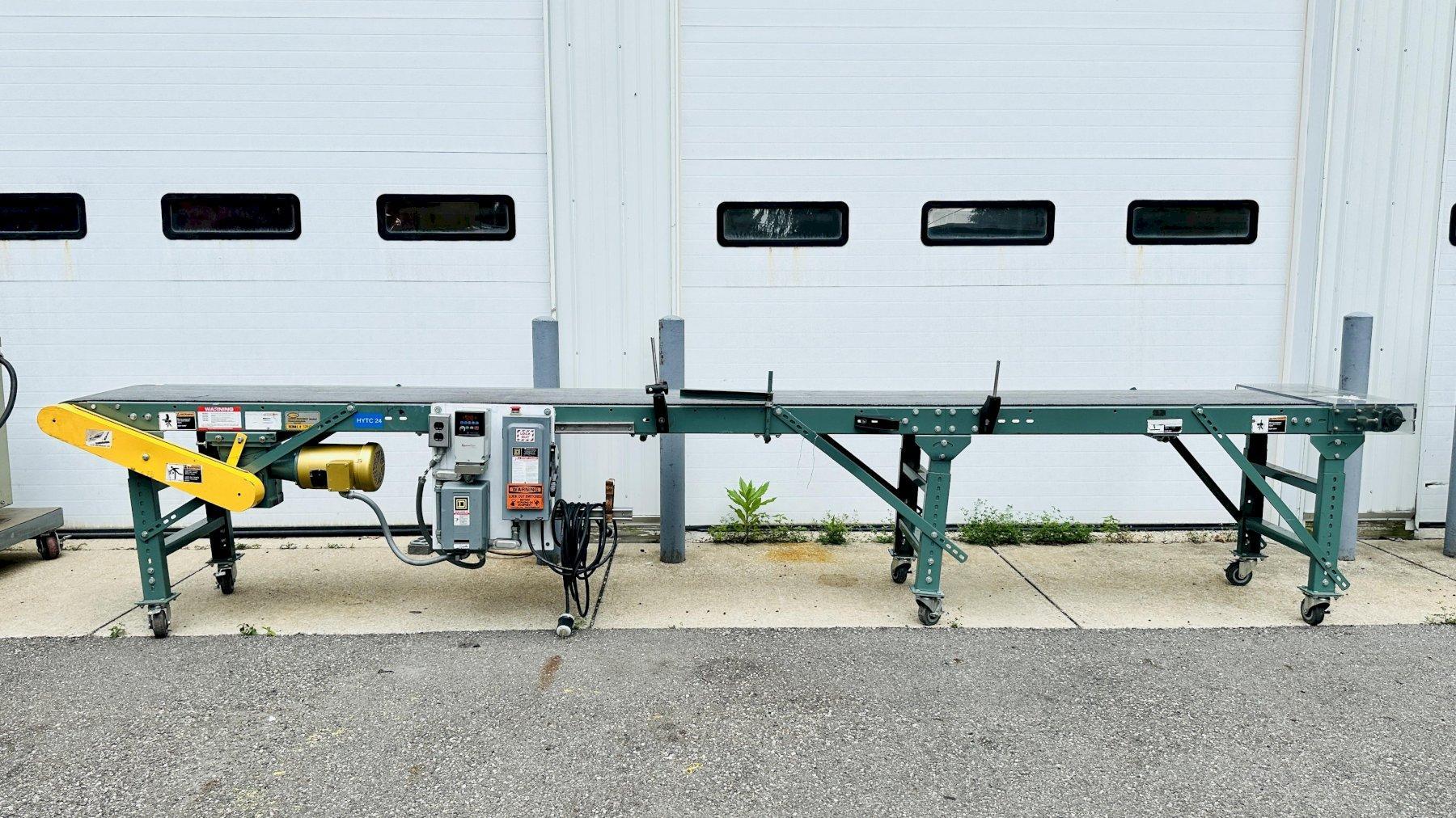 Hytrol Conveyor  |  18” x 15’-6” Slider Bed Conveyor