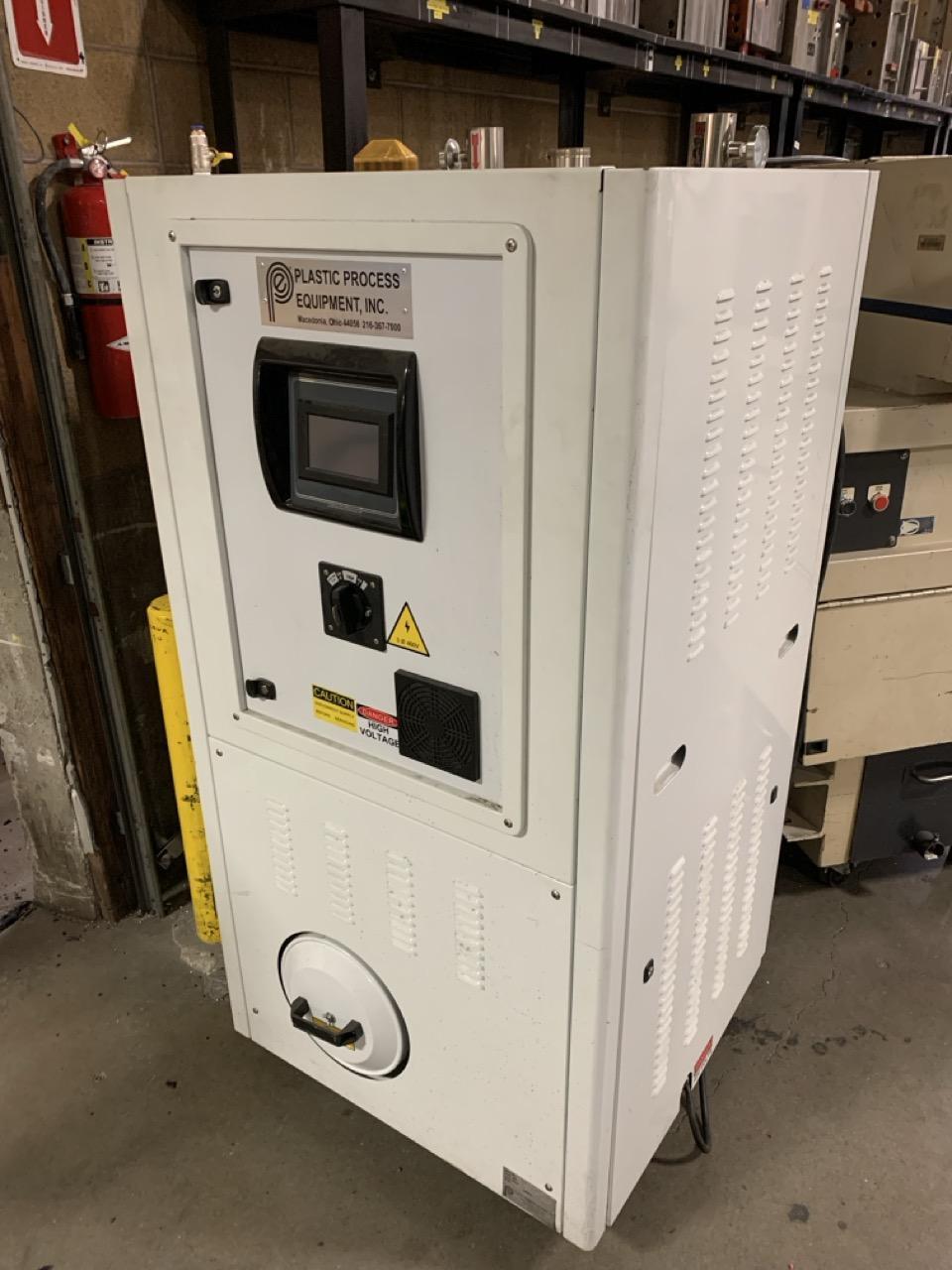 Plastic Process Equipment Auxiliary Line Package – 5 Units: TCU, Dryer, Loader (Matched OEM Set)