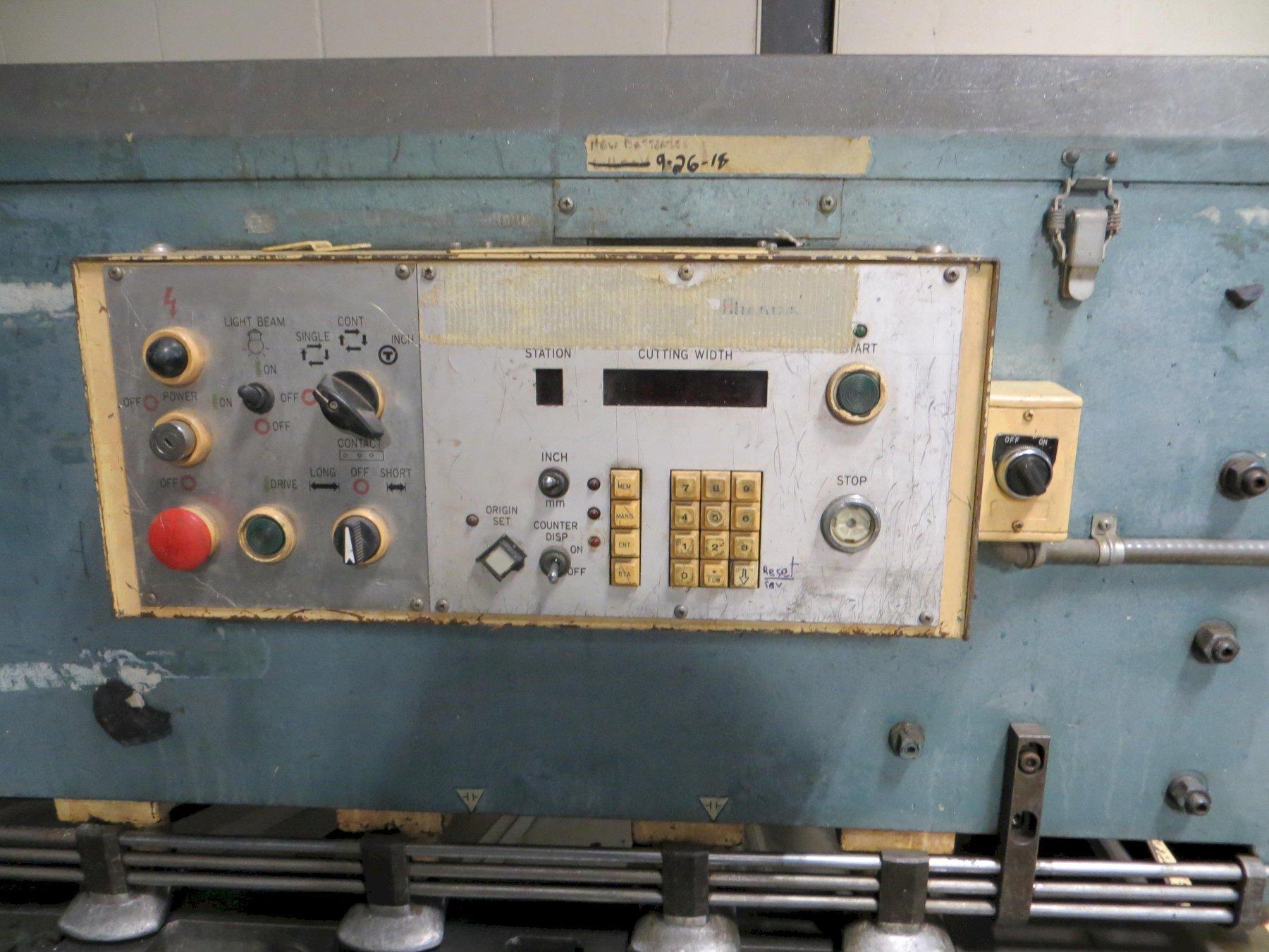 3/16" x 10 ft. Amada Mechanical Power Shear Model M-3045