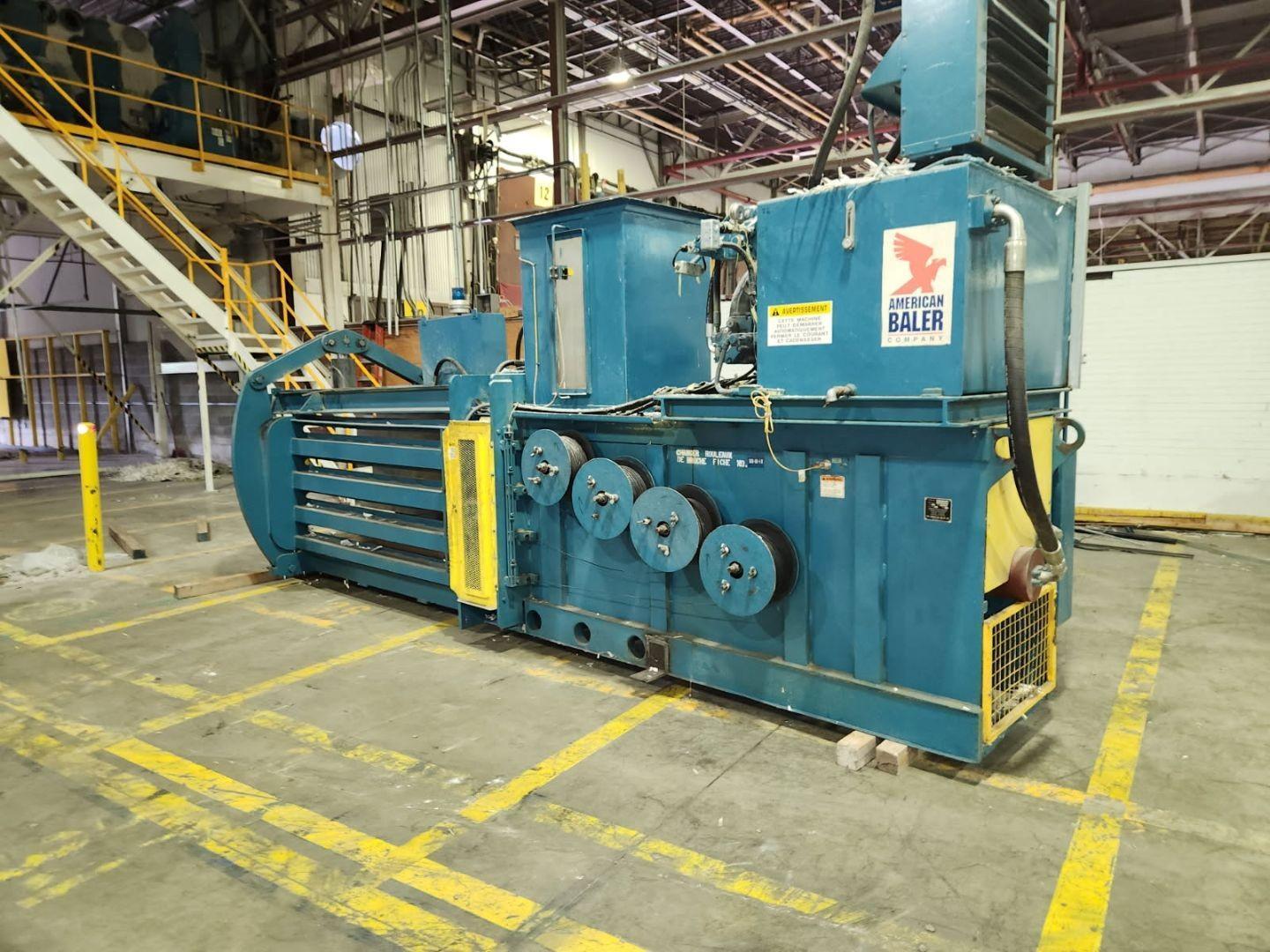 30" X 29" AMERICAN Model #3029730P HORIZONTAL AUTO TIE BALER : YOBRO 26346