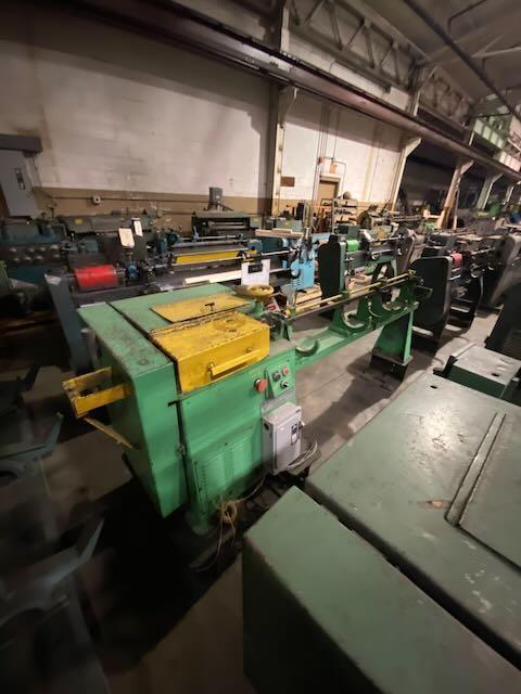 1/8" Shuster 1V18 Wire Straighten & Cut Machine .035" - .125"