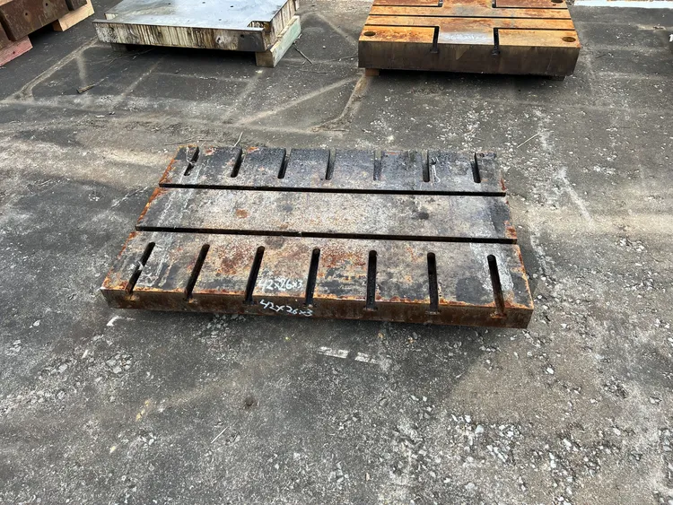 BOLSTER PLATE 42 X 26 X 3  T-SLOTTED