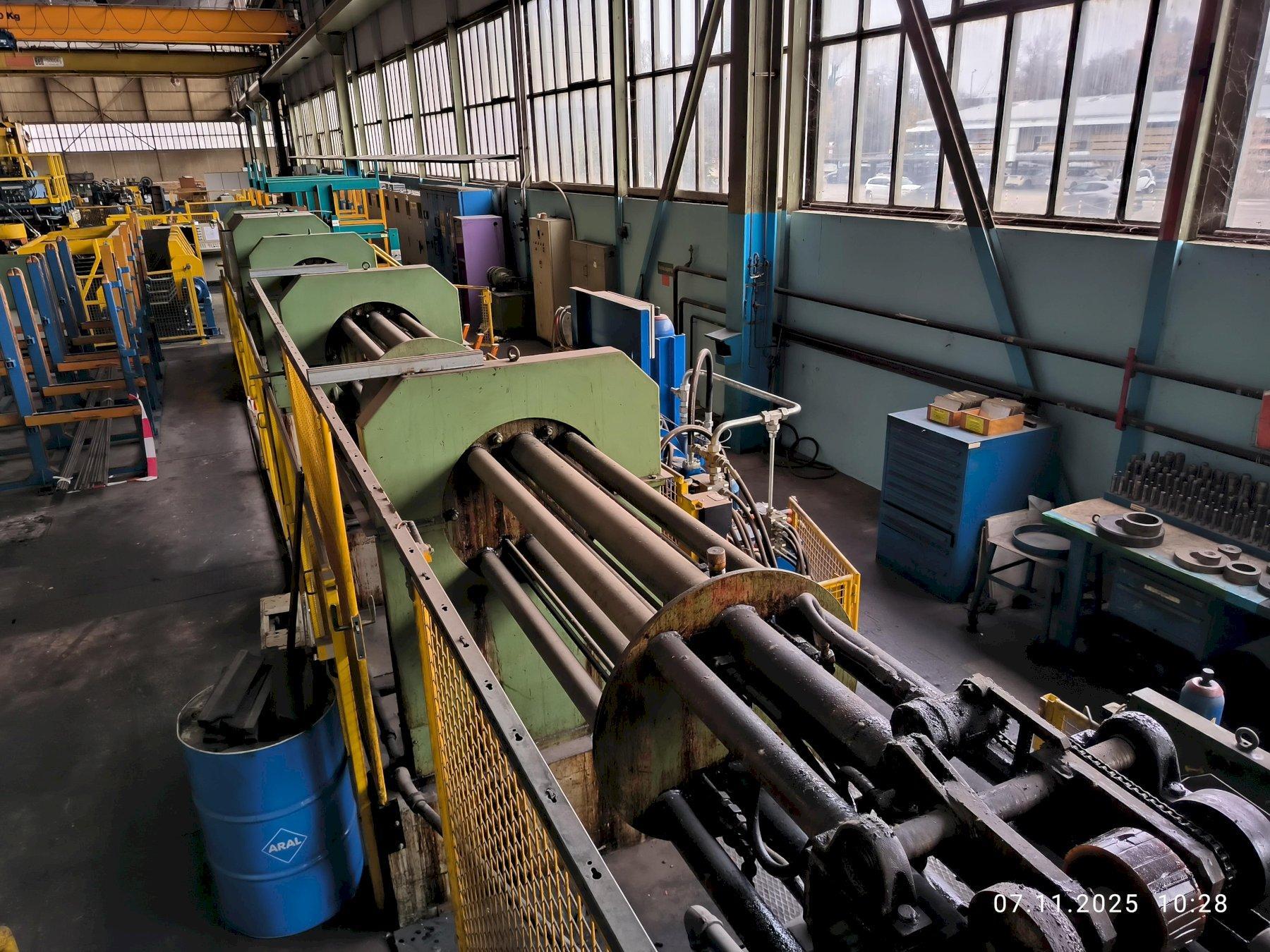 25 TON HAGINGER 3-DIE TUBE DRAW BENCH