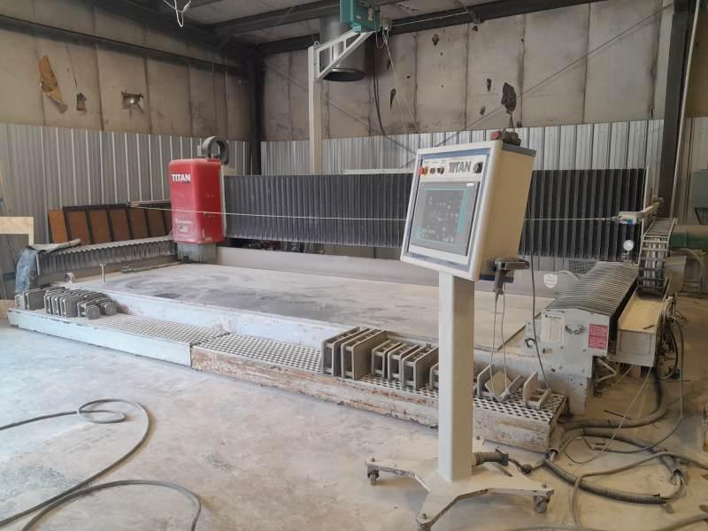8′ x 15′ Park Industries Titan 1600 Stone Cutting CNC Router, 2011