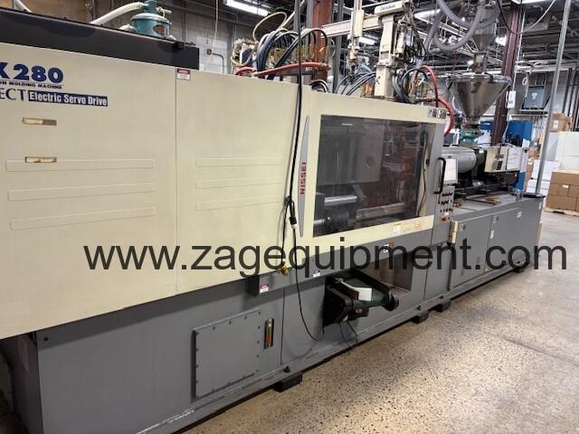 Nissei Used FNX280-71A Servo Hydraulic Injection Molding Machine, 309 US Ton, Yr. 2007, 29.9 oz.