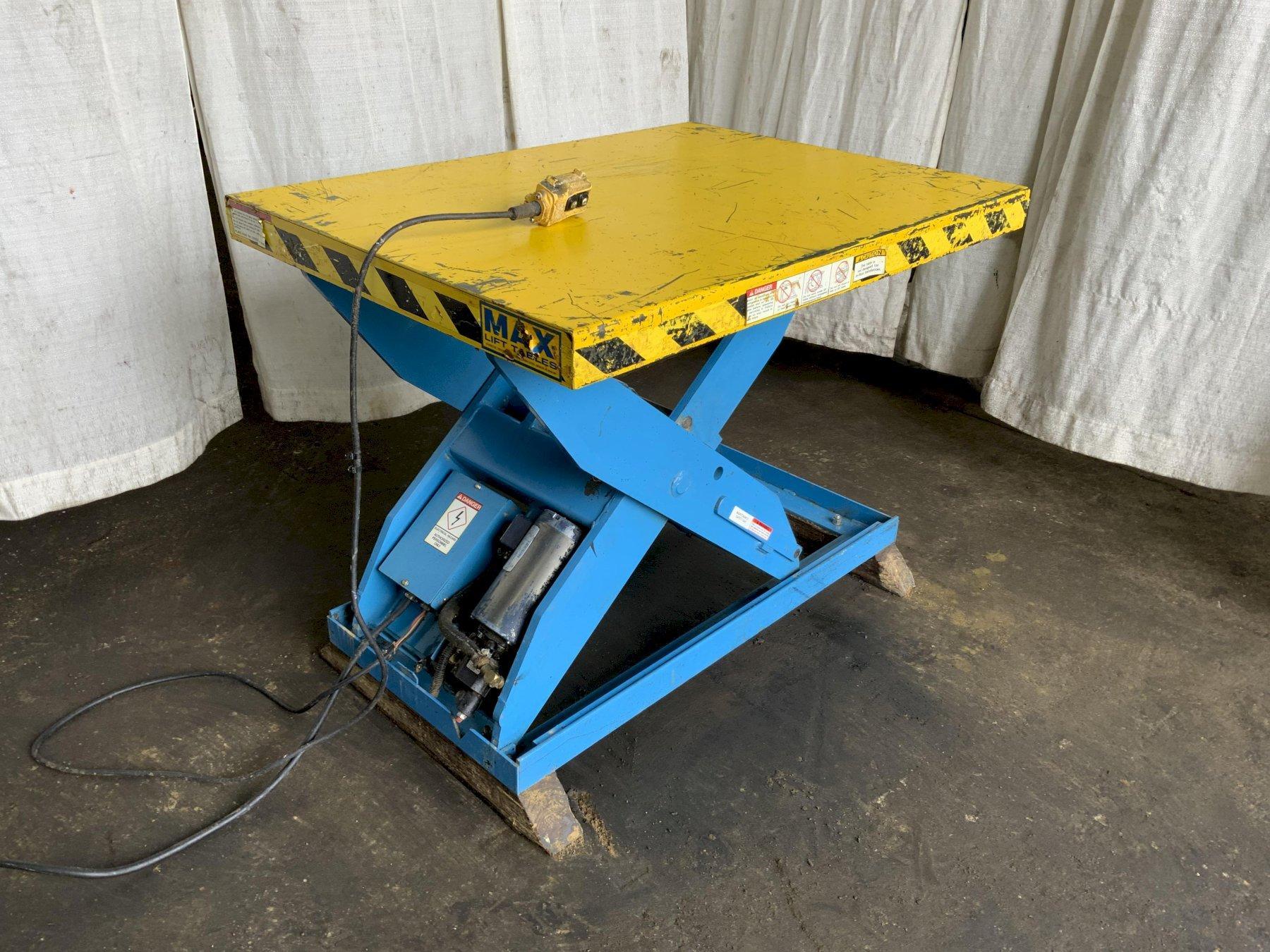 2500 LBS MAX LIFT ELECTRIC SCISSOR LIFT TABLE: STOCK #80992