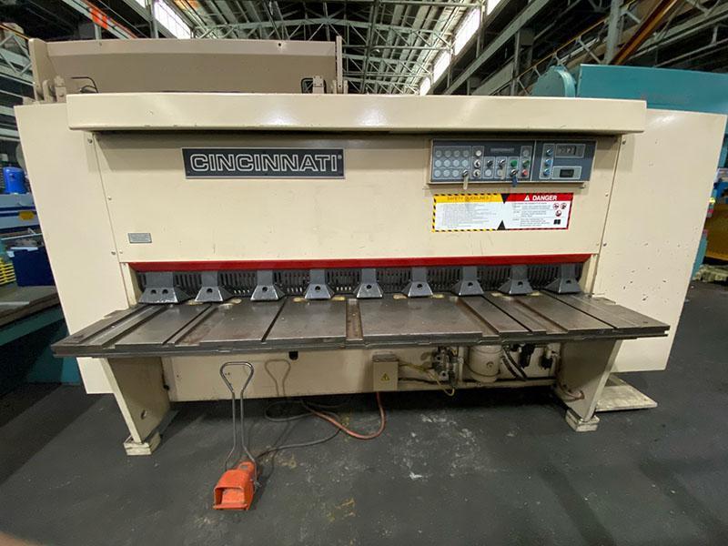 1/4" x 8 ft. Cincinnati Hydraulic Shear Model 250HS8