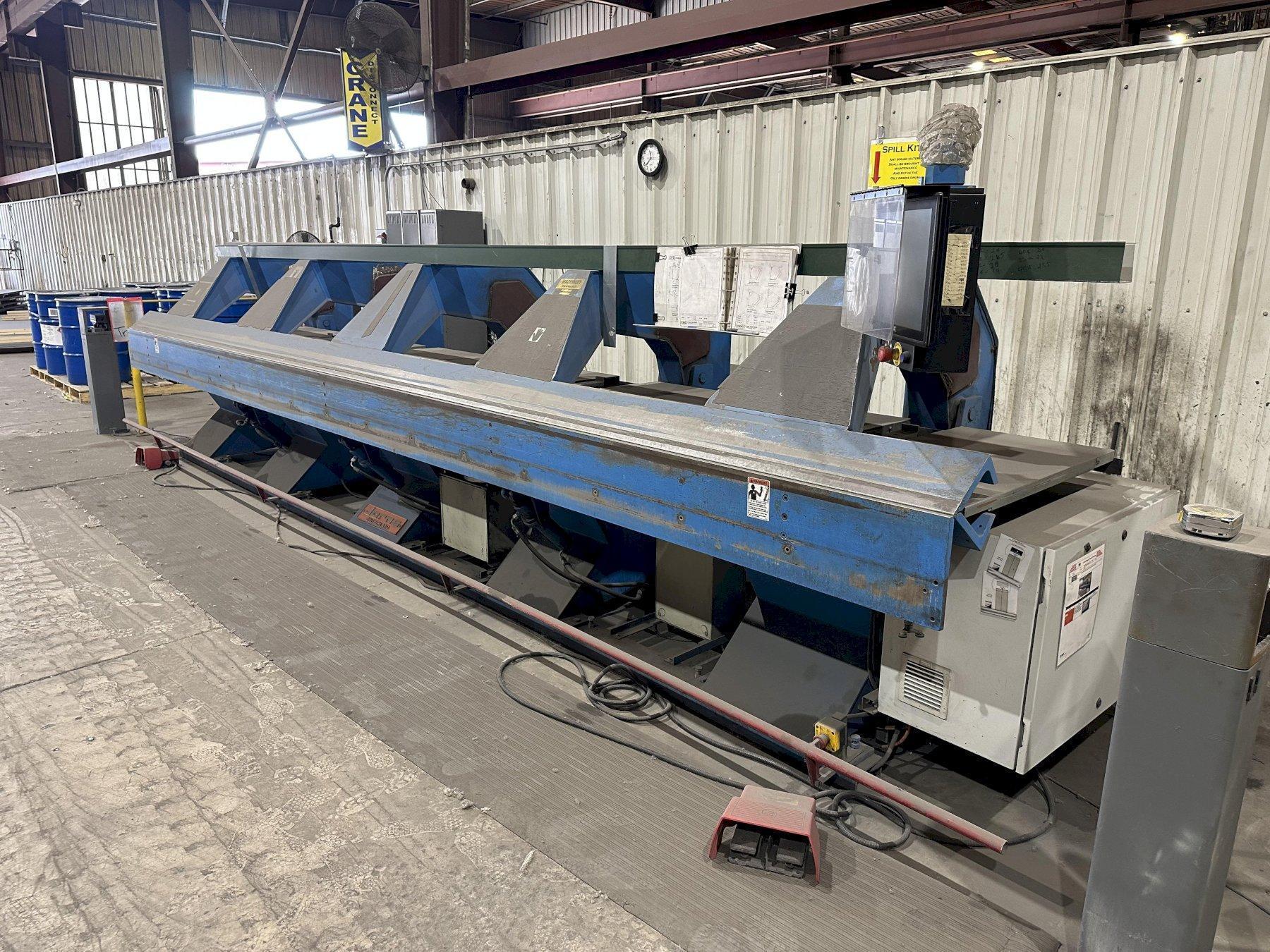 21' X 18 GA JORNS MODEL #NORMA-LINE-125-CNC400A-6.4 HYDRAULIC SHEET FOLDER: STOCK #3493