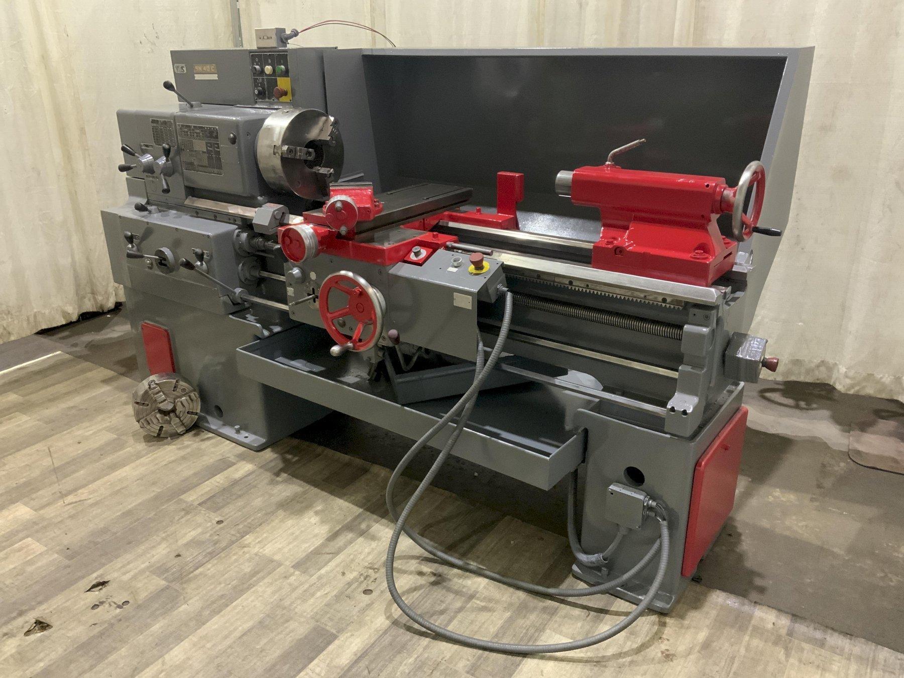 16" X 40" TOS MODEL SN40C, GAP BED ENGINE LATHE: STOCK #80171