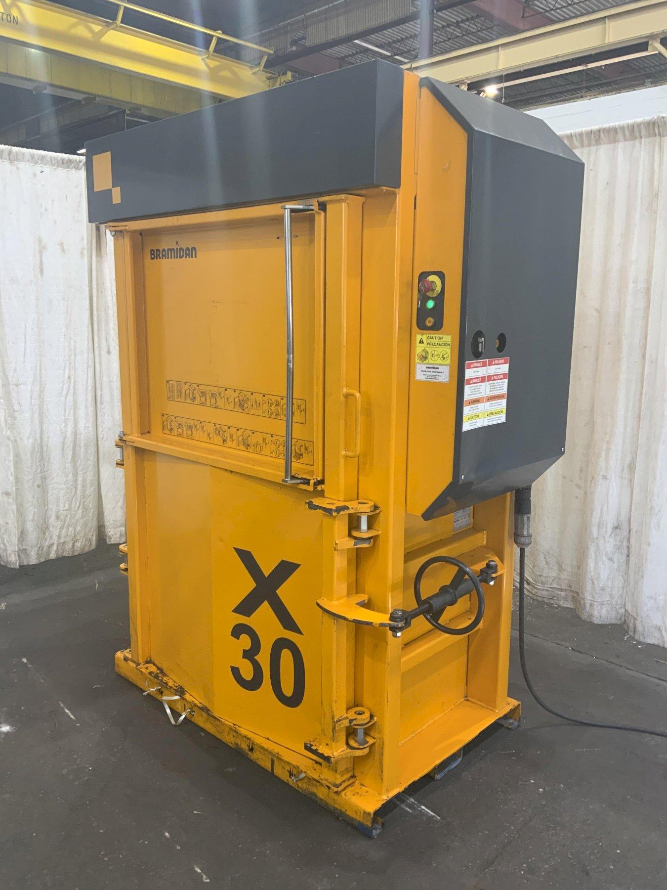 BRAMIDAN MODEL X30 VERTICAL BALER: STOCK #81209