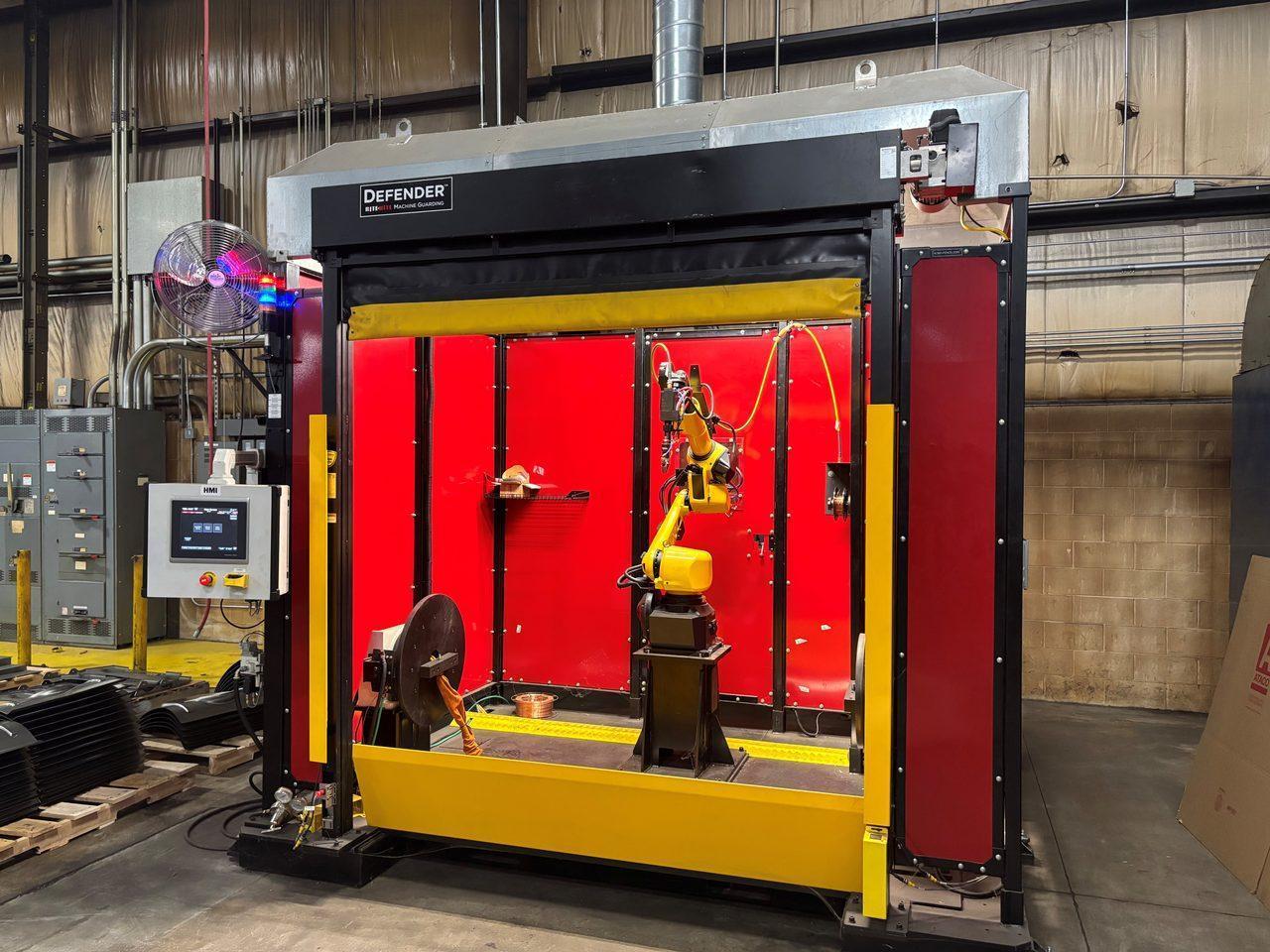 Lincoln Electric ProPak Robotic TIG Welding Cell – FANUC ARC Mate 100iD, R-30iB Plus, Power Wave R450 & TOPTIG, 2022 – Fume Extractor Not Included.