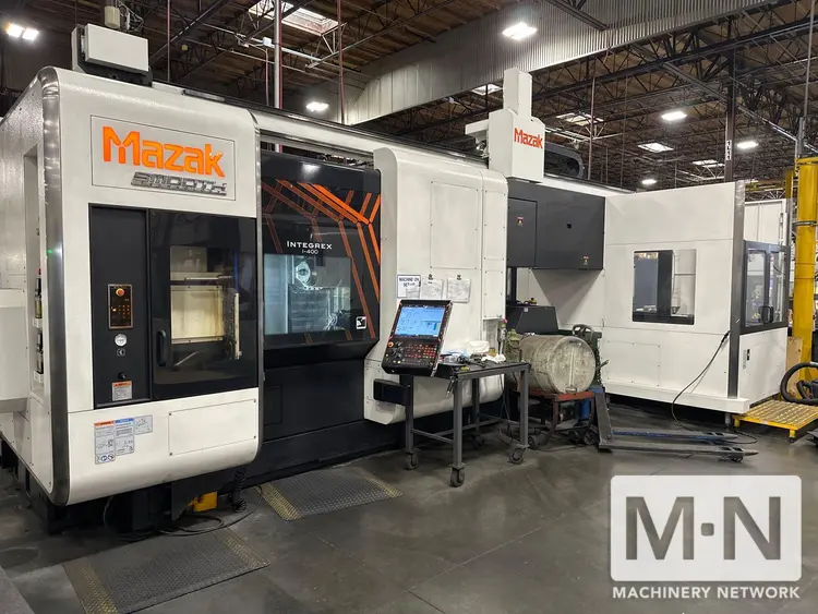 Mazak Integrex I-400R Multi-Tasking Machining Center, 2016 w/ GL-400 Gantry Robot System