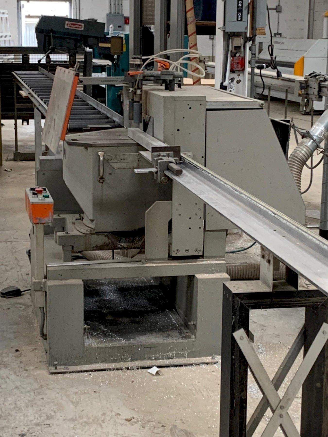 420 mm Blade Dia., Elumatec Upcut Non-Ferrous Semi-Automatic Circular Saw, Model MGS-105