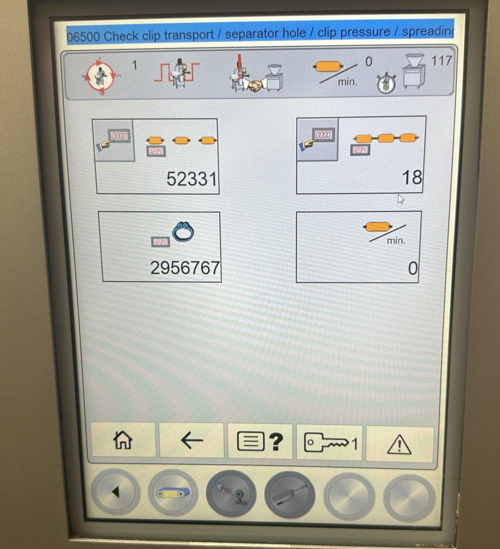 Poly-Clip System TSCA 160 Transfer Sealing Clip Automatic Sealing Clipping Machine Automatic adjustment clip pressure and displacer Automatic monitoring of clip and die (RFID)