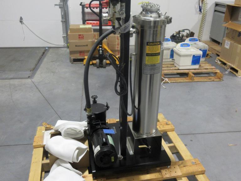 Graymills Turbo Boost Filtration System w/ 3 Extra Filter Socks- Auction Item