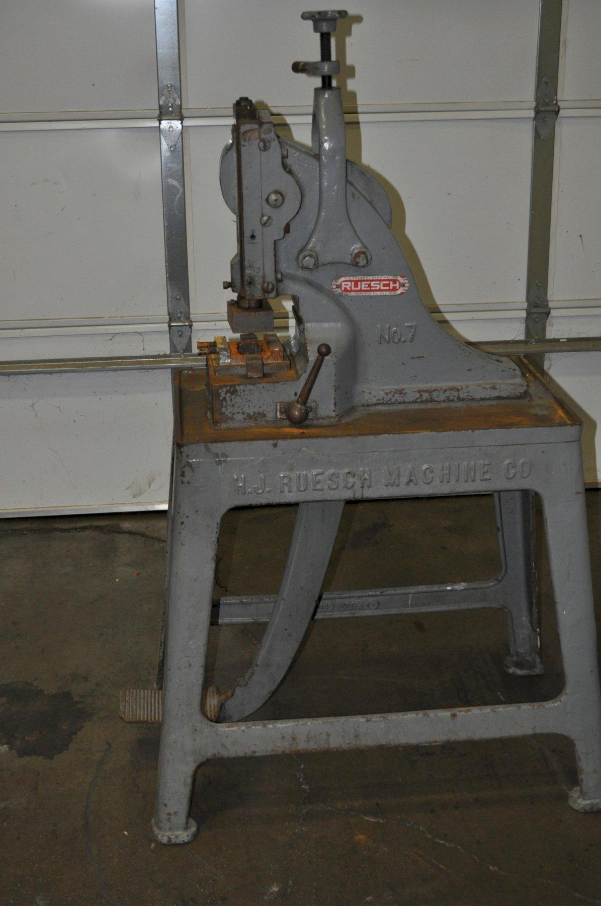 7 TON RUESCH KICK PRESS