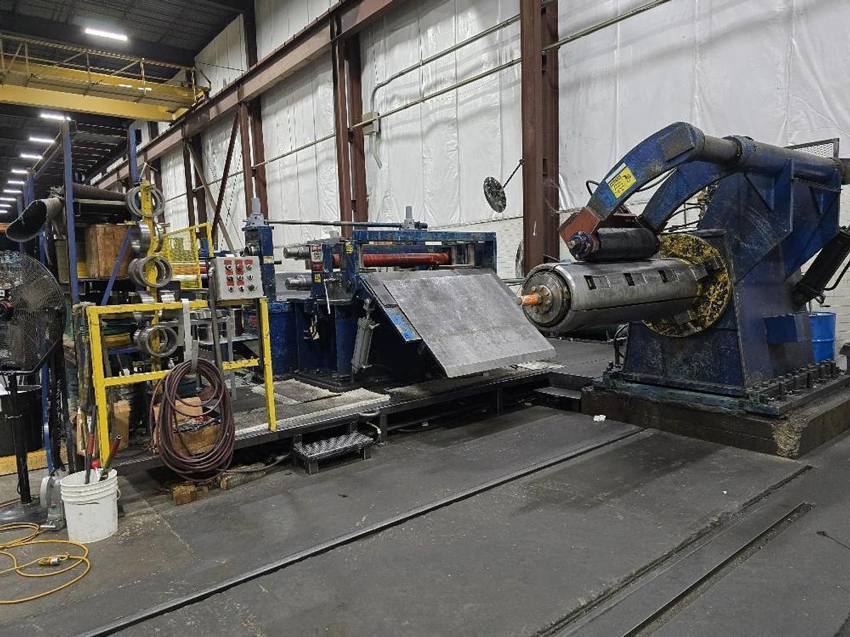 60” x .145" x 50,000 Lbs Loop  Braner Slitting Line
