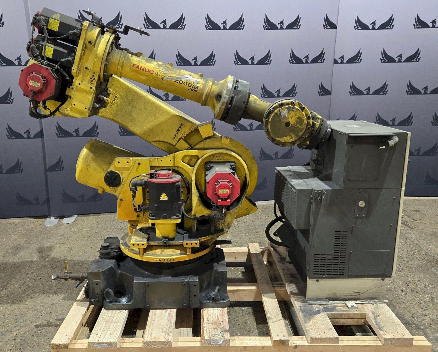 FANUC R-2000IB/210F + R30IB ROBOT ARM AND CONTROL CABINET USED