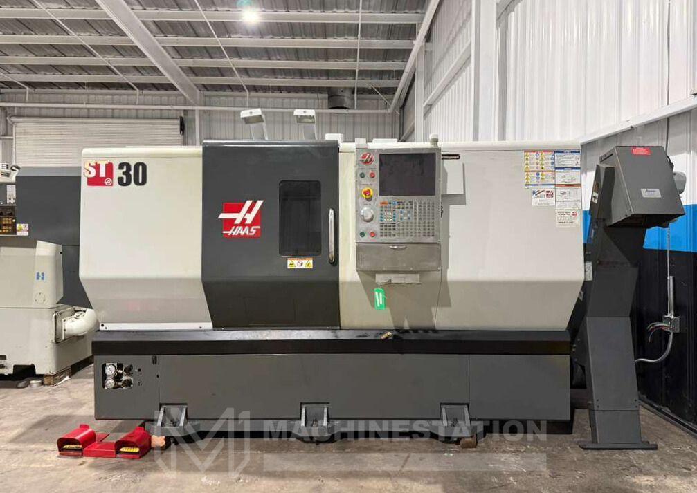 Haas ST-30 CNC Turning Center – 12″ Chuck Tailstock Lathe