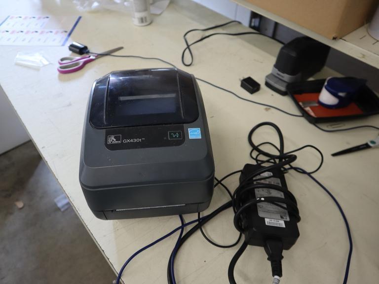 Zebra CX430t Label Printer- Auction Item