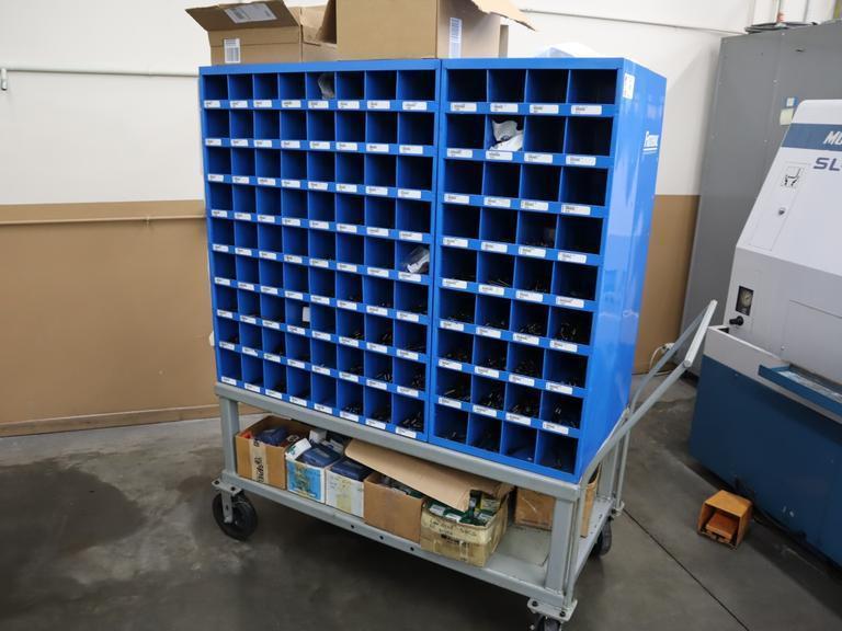 Portable Hardware Shelving with Fasteners and Hardware- Auction Item