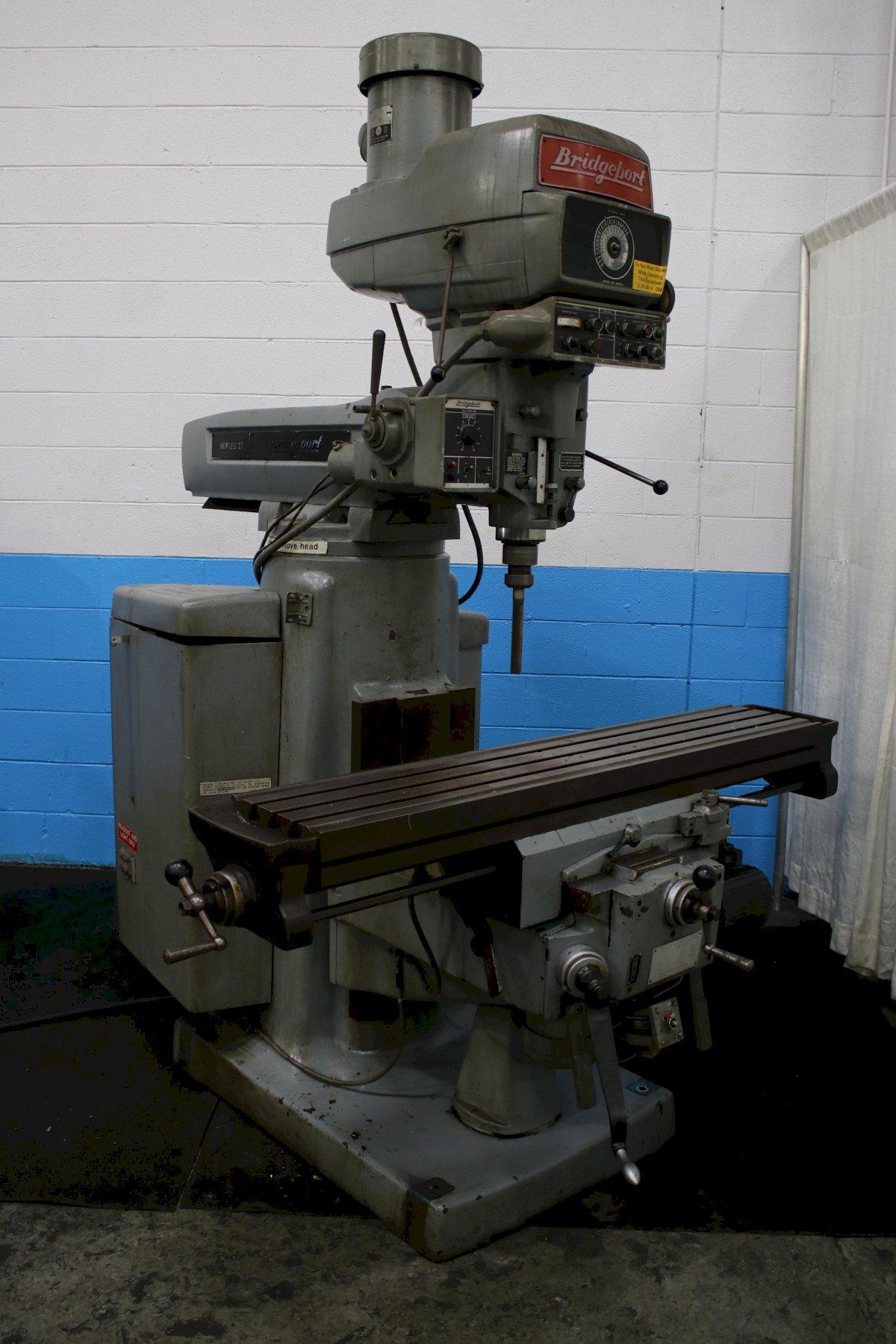 4 HP BRIDGEPORT SERIES II VERTICAL MILL: STOCK #75197